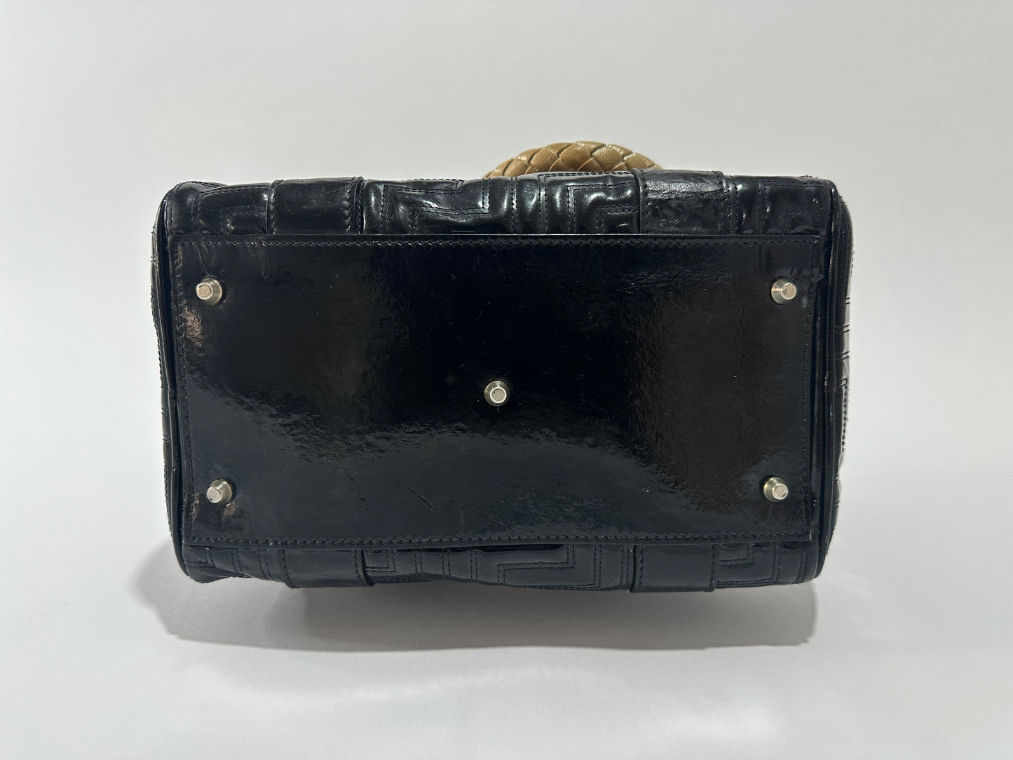 Versace
Black Quilted 'Snap Out Of It' Satchel