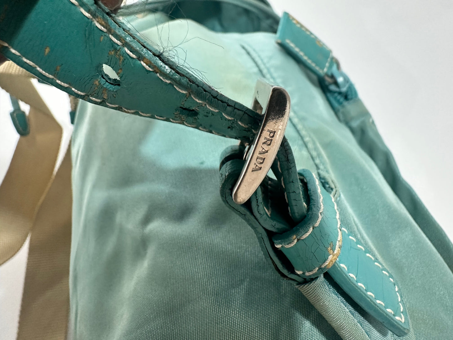 PRADA Nylon Vela Backpack Blue