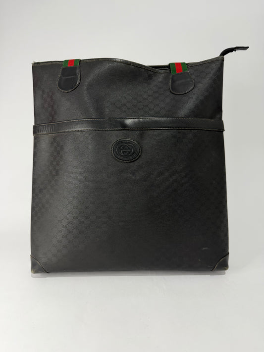 Gucci Vintage Black
GG Canvas Tote Bag