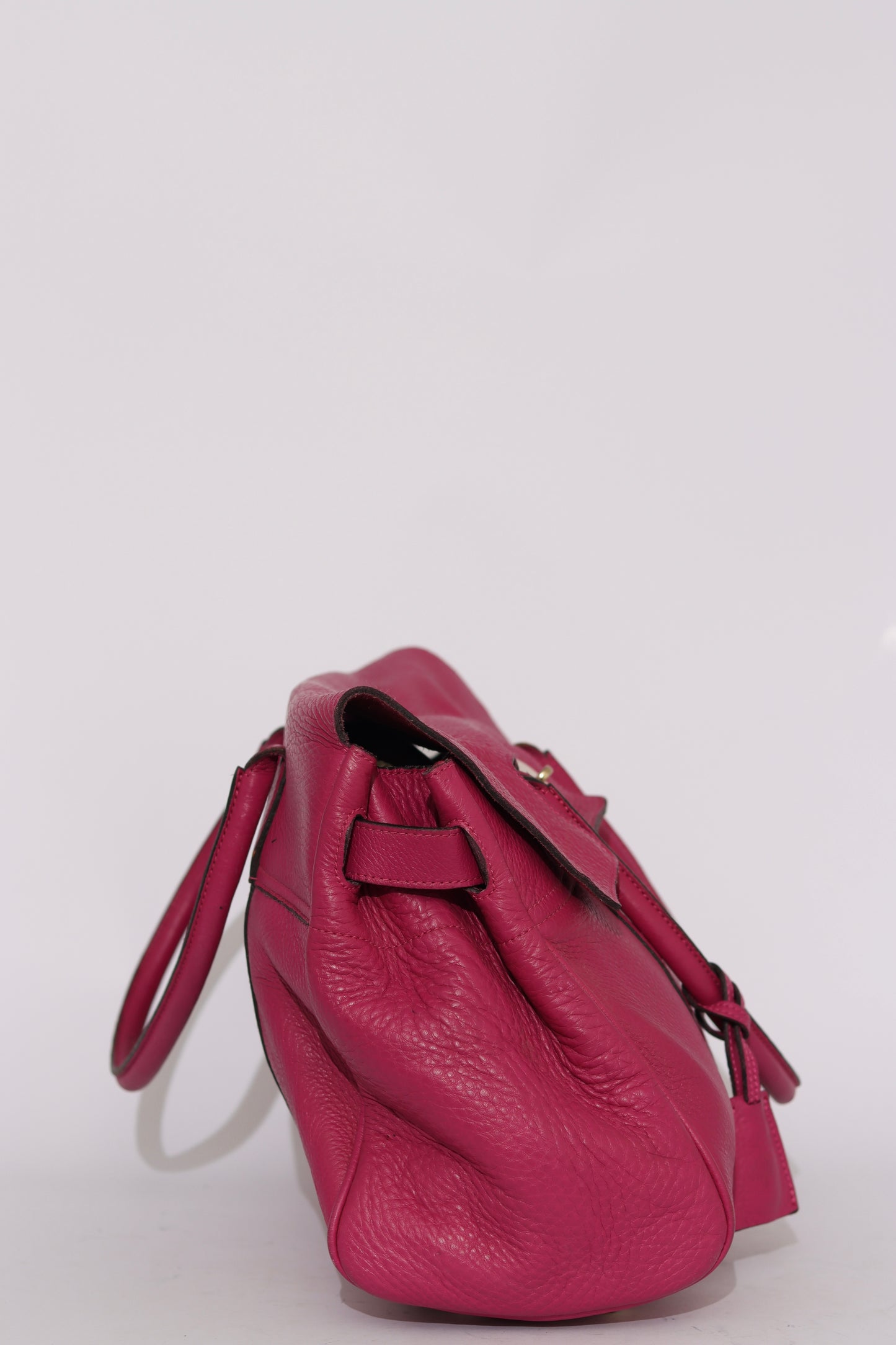 Mulberry Anthracite Pink Leather Bayswater