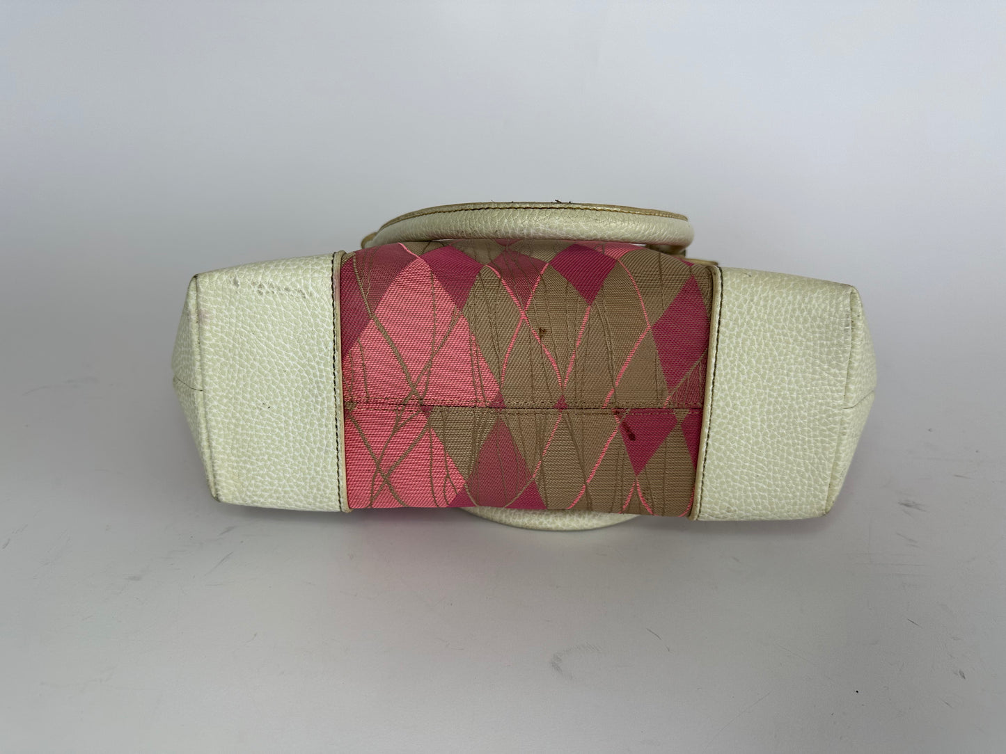 VIVIENNE WESTWOOD Womens Pink Checkered Tote Bag.