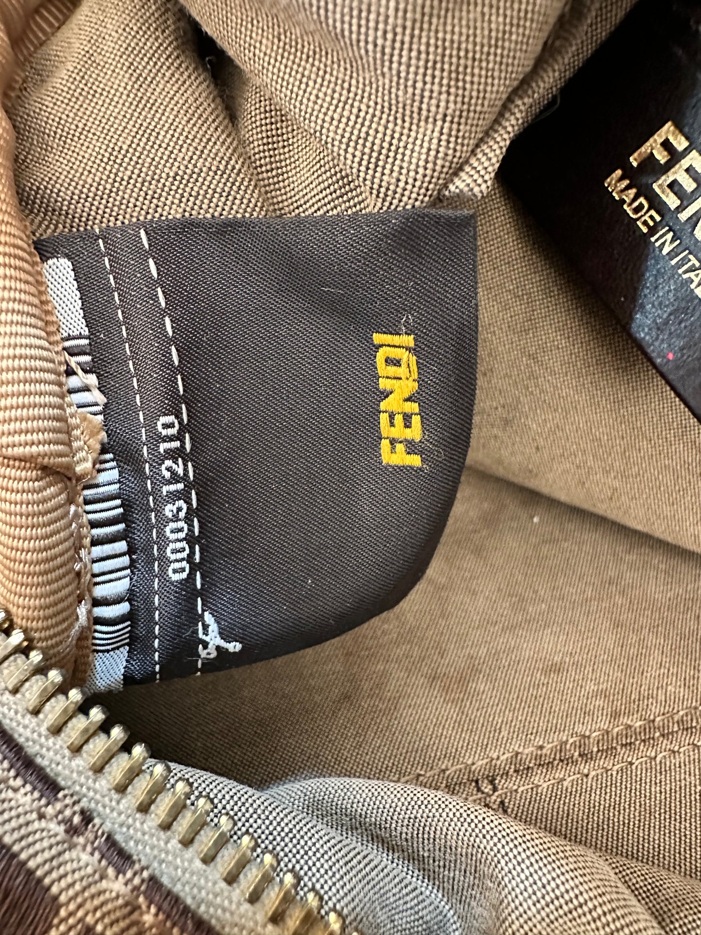 Fendi
Zucchino Handle Boston Bag