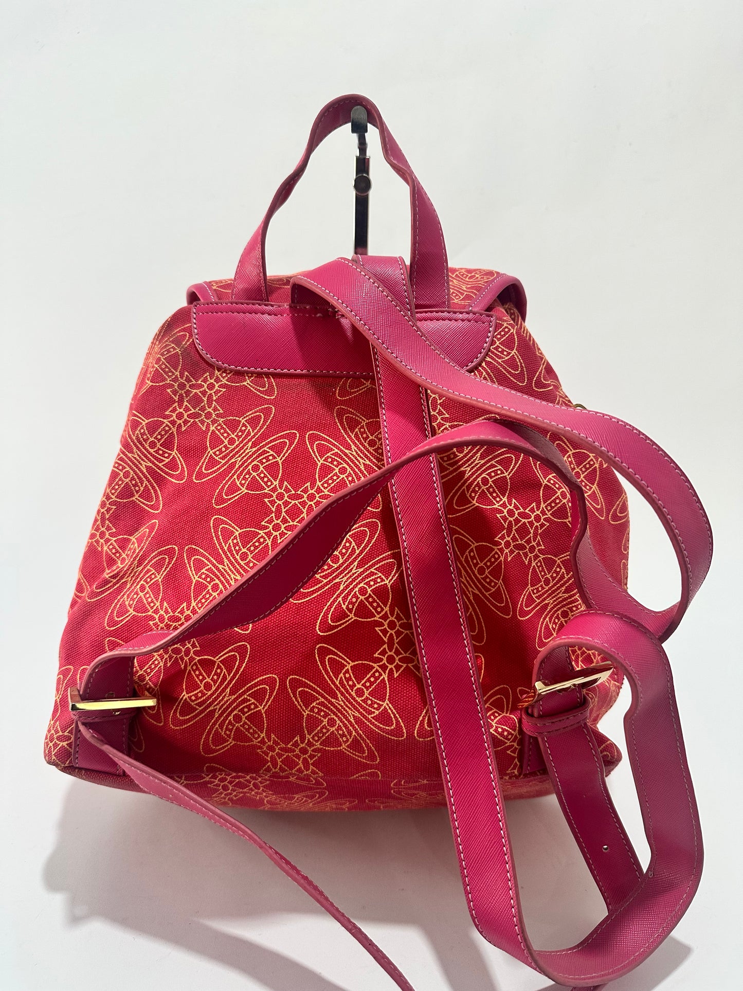 VIVIENNE WESTWOOD Pink Canvas Backpack