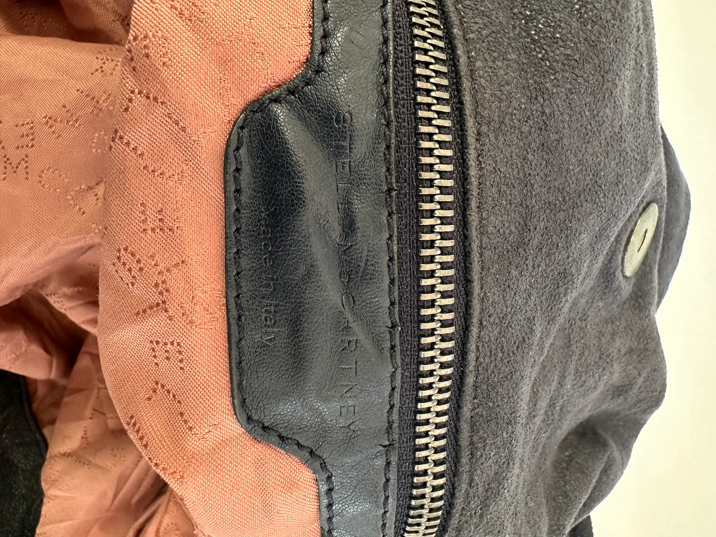 Stella McCartney Navy Blue Faux Leather Small Falabella Tote