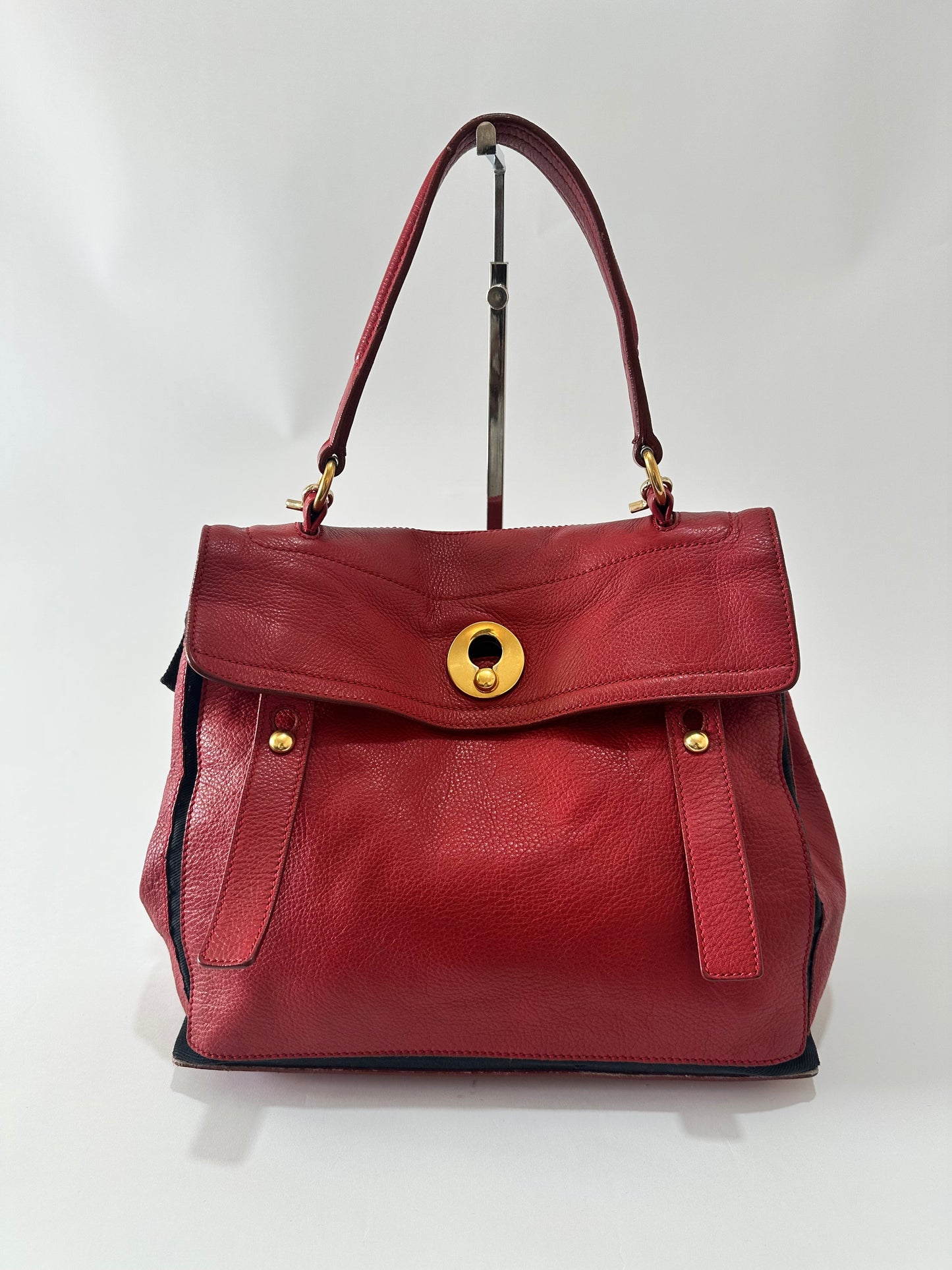 Saint Laurent Paris Red New Muse Two Bag