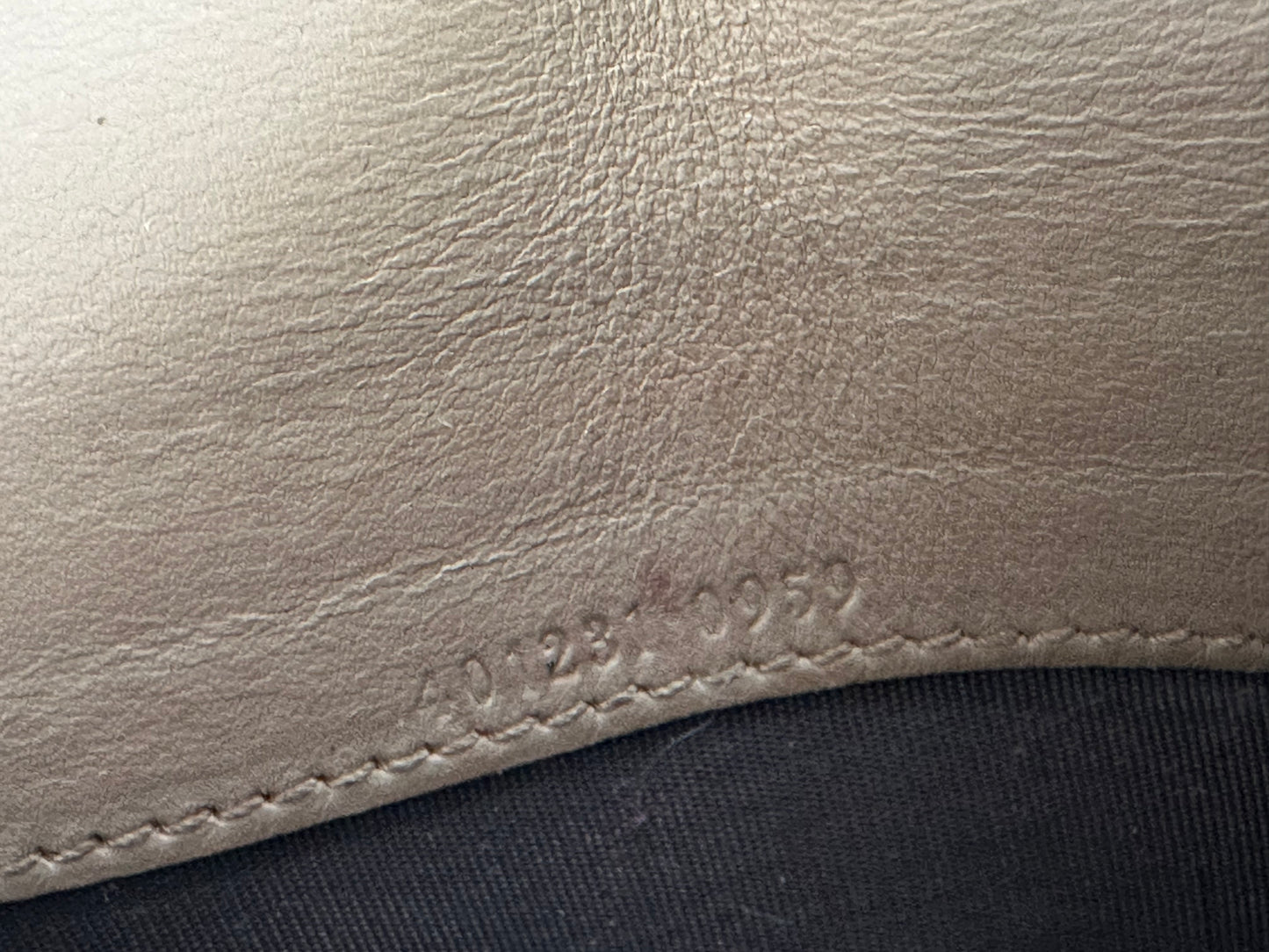 Gucci Beige GG Supreme Canvas and Leather Dionysus Wallet On