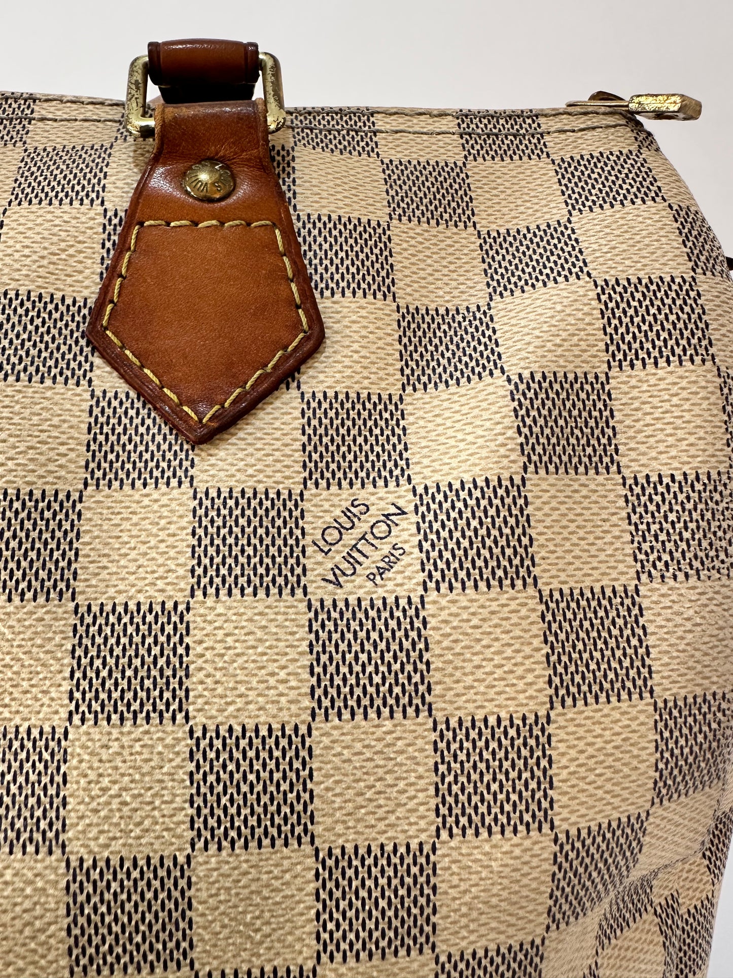 LOUIS VUITTON Damier Azur Speedy 30
