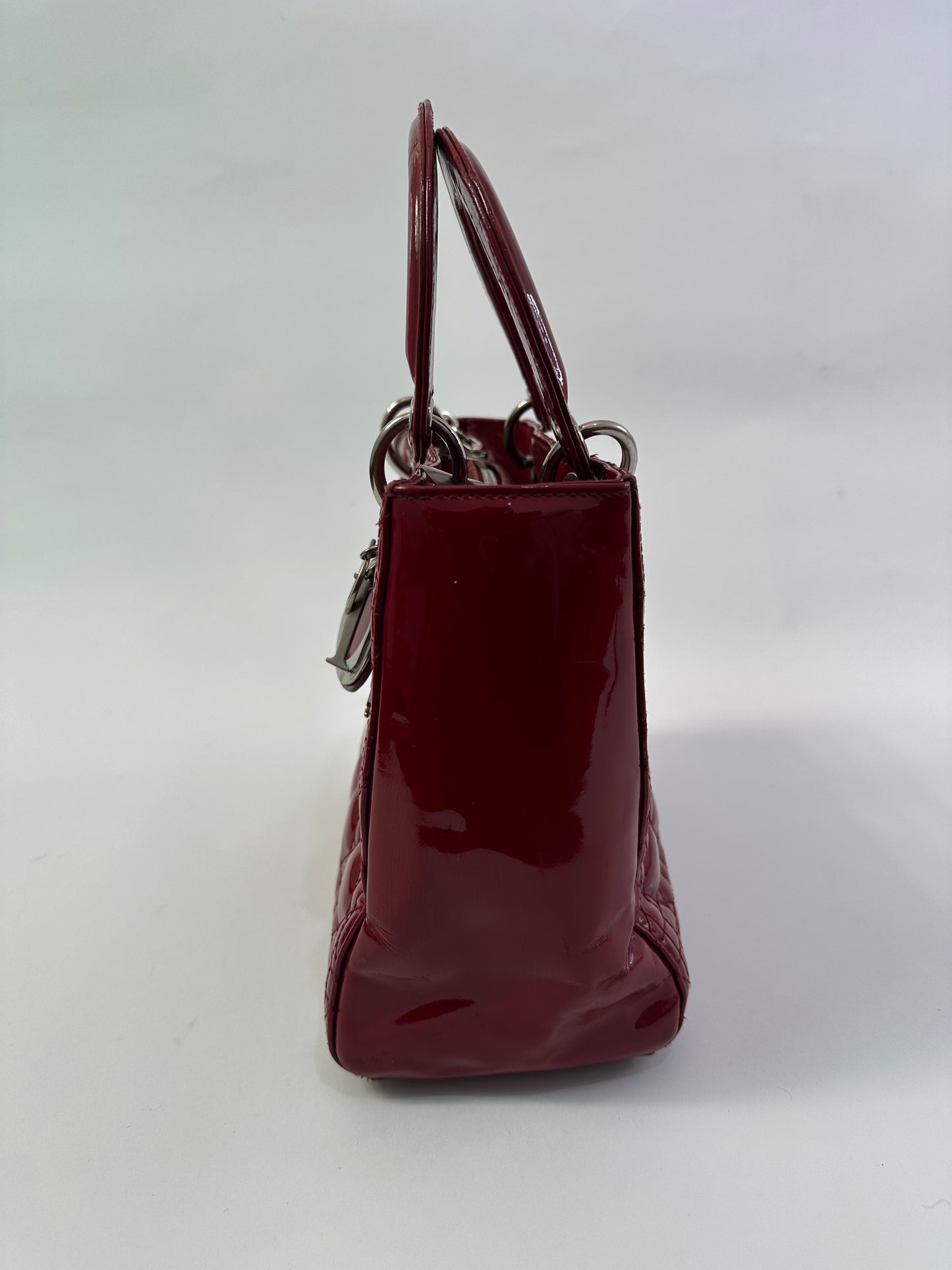 CHRISTIAN DIOR
Patent Cannage Medium Lady Dior Red