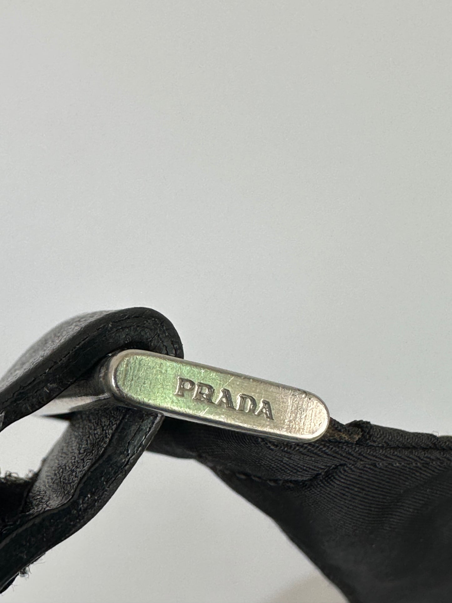 PRADA Tessuto Nylon Crossbody Bag Black