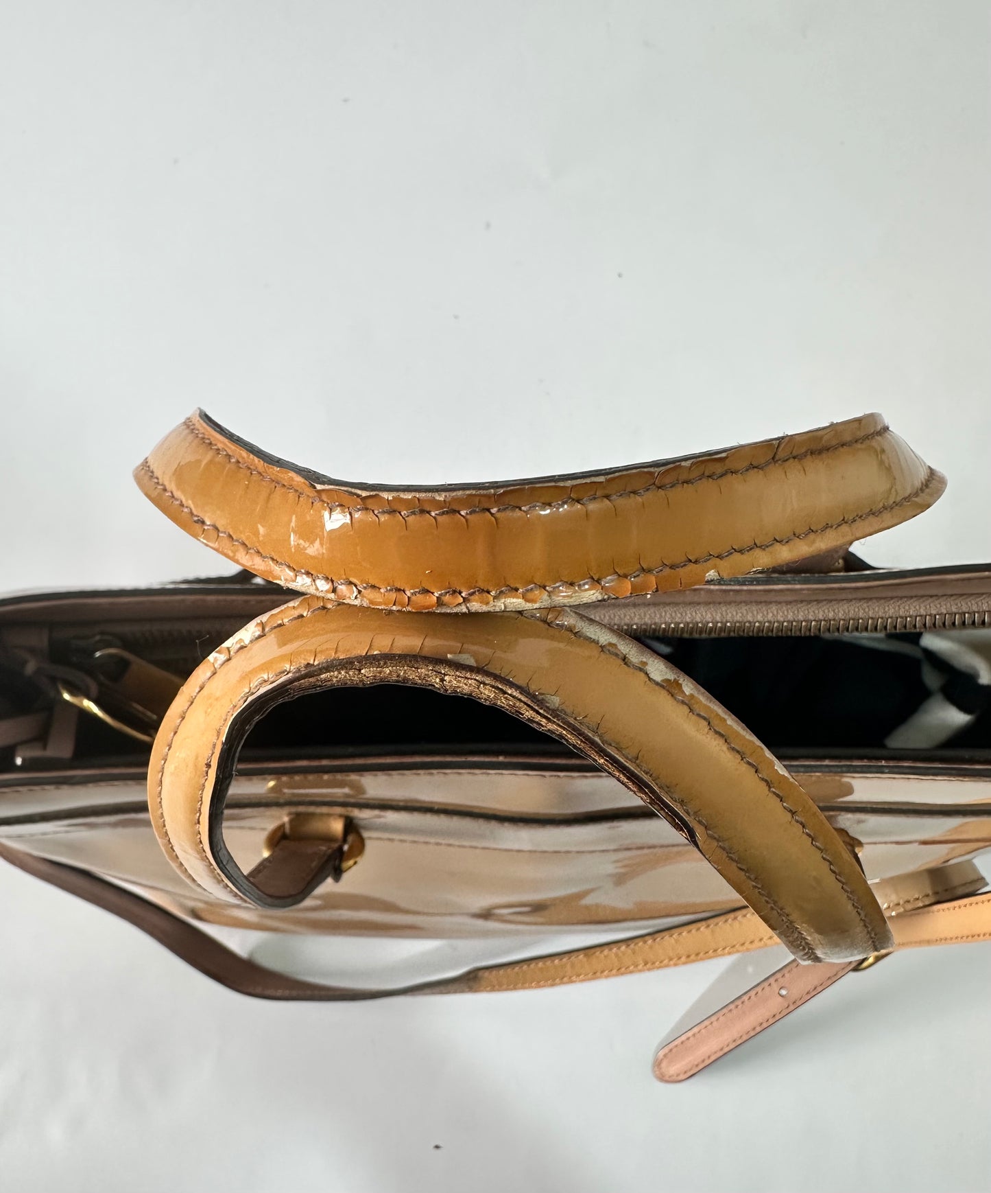 Gucci Old Rose Patent Leather Bright Bit Tote