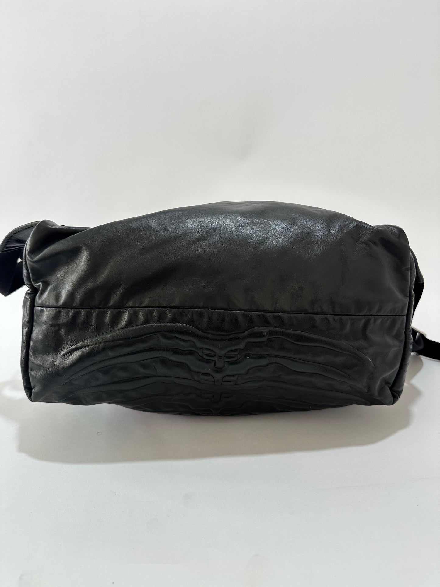 ALEXANDER MCQUEEN RIB CAGE LEATHER BACKPACK