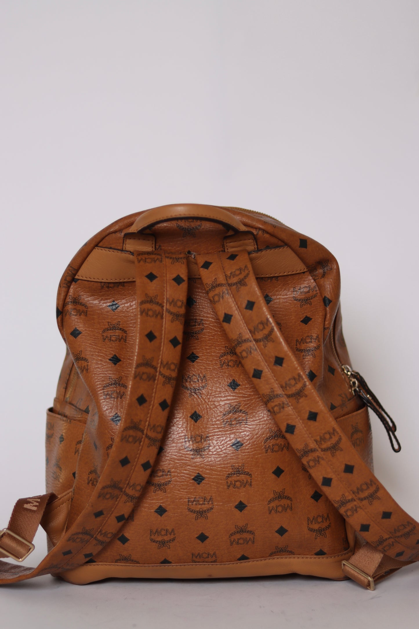 MCM
Visetos Studded Medium Stark London Olympic Backpack Cognac
