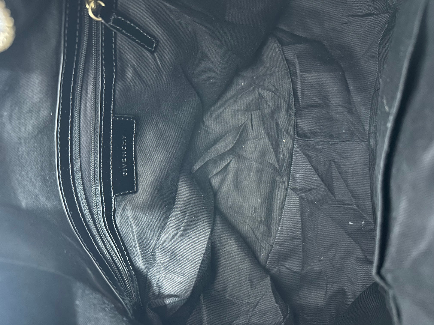 Givenchy Black Patent Leather Hobo