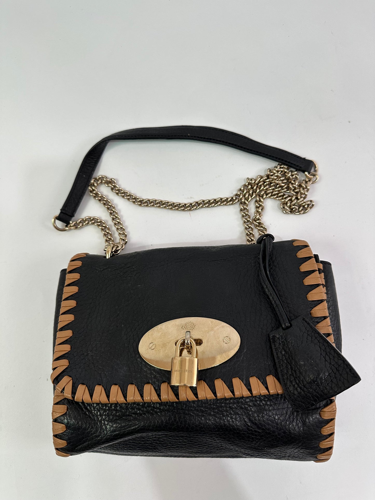 MULBERRY
Lily Braided Edge Shoulder Bag In Black