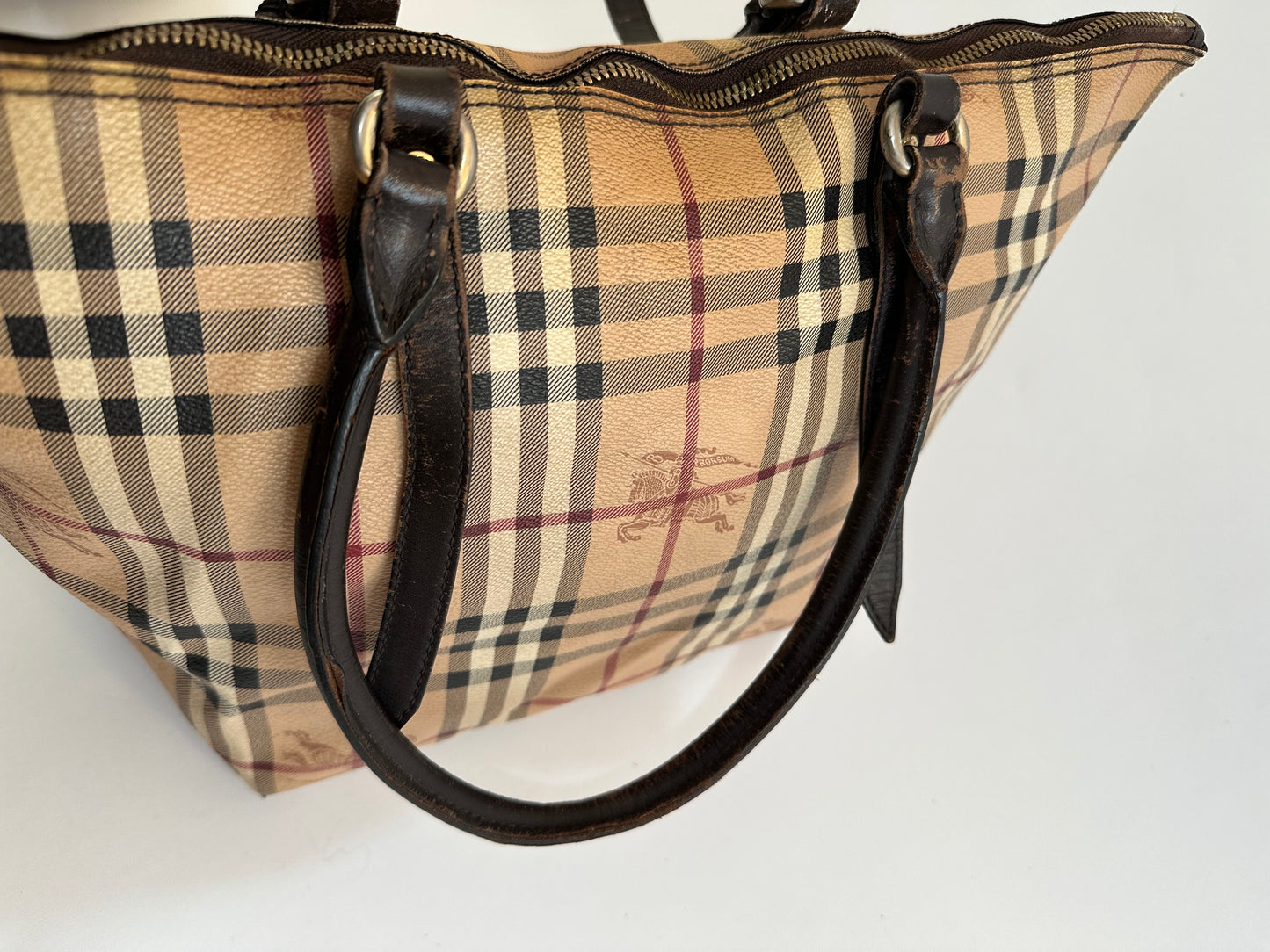 BURBERRY Haymarket Check Salisbury Tote Bag