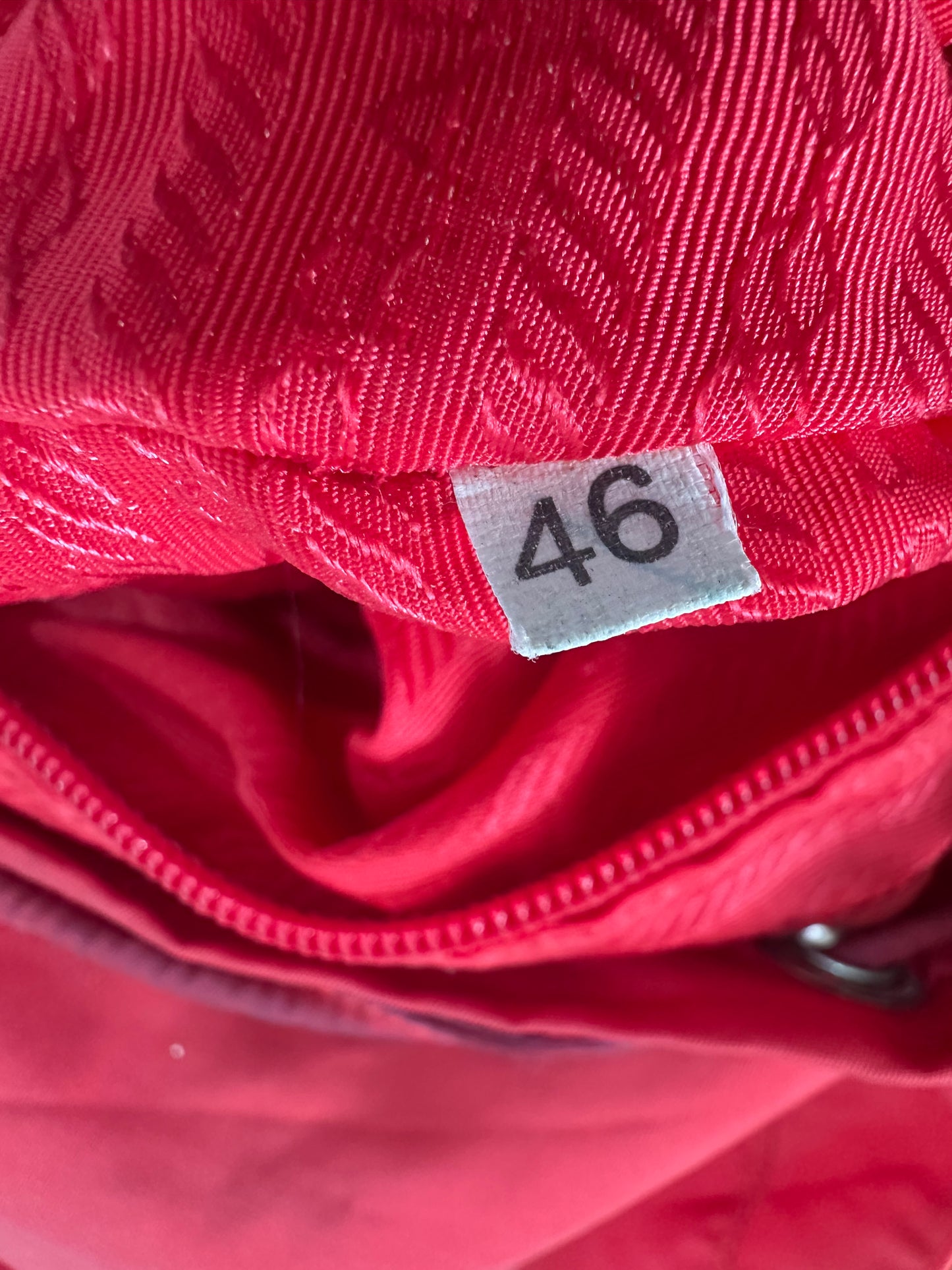 PRADA Nylon Vela Backpack Red