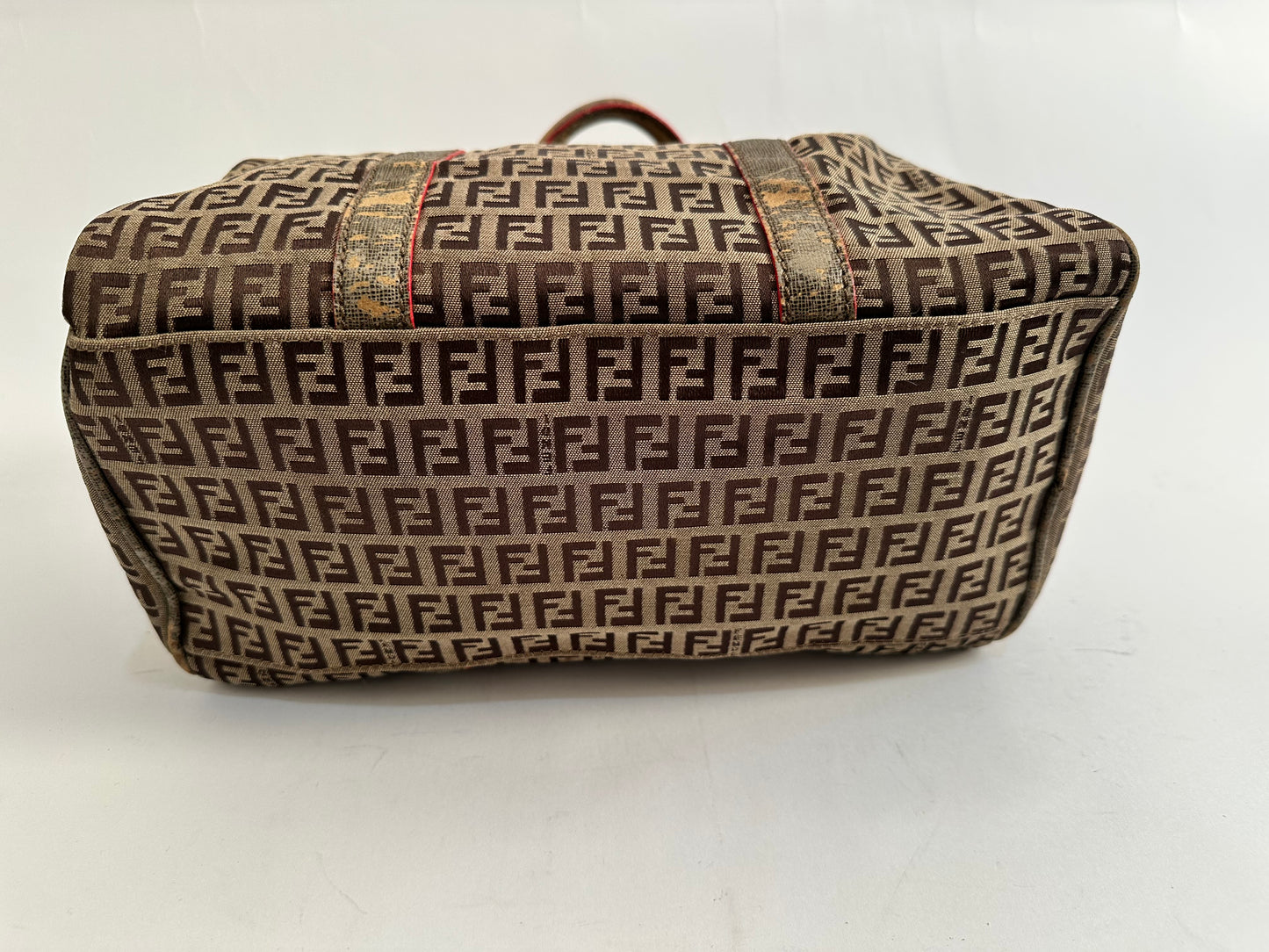 Fendi
Zucchino Handle Boston Bag