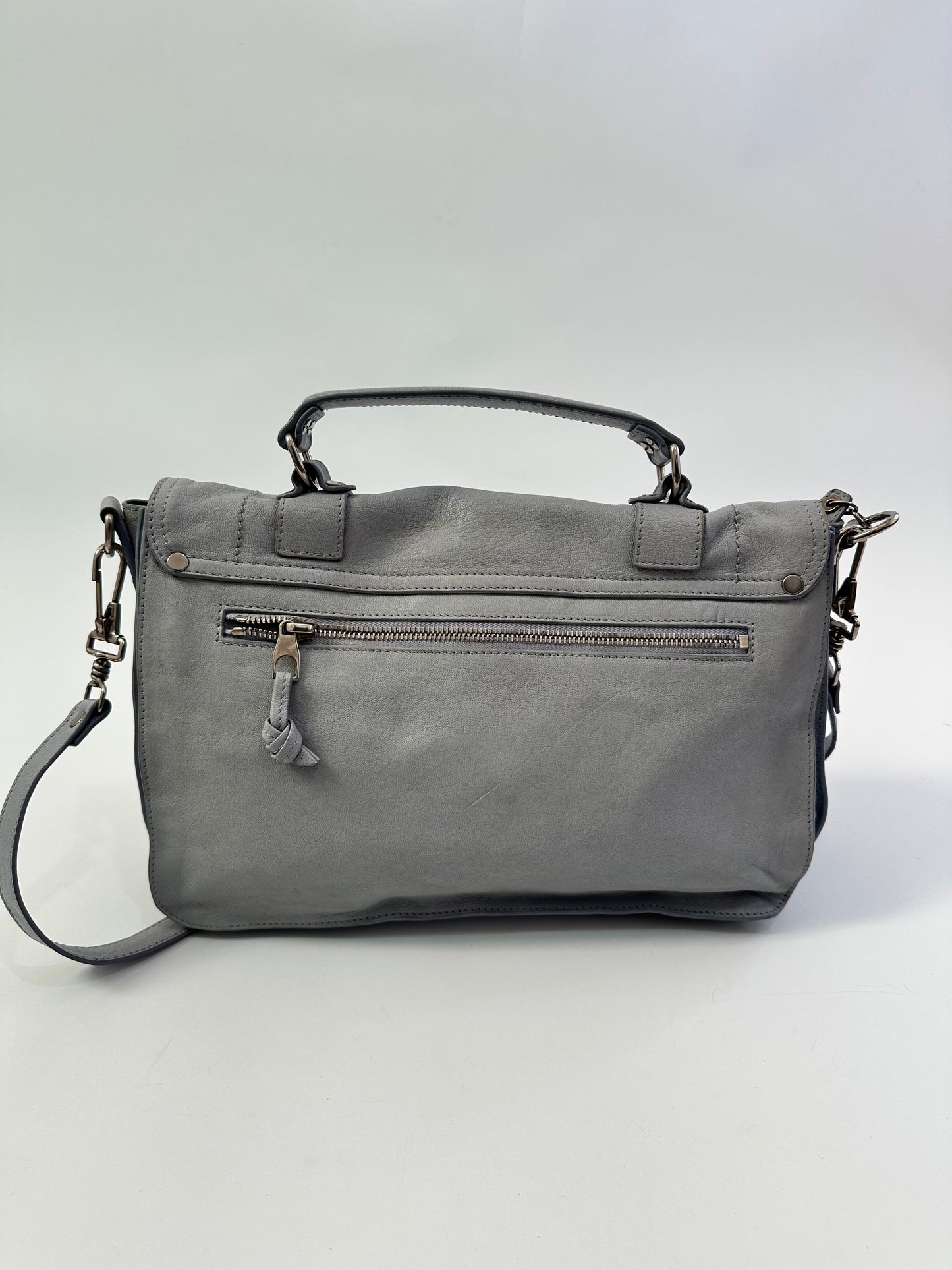 PROENZA SCHOULER
Lambskin Medium PS1 Satchel Dove Grey