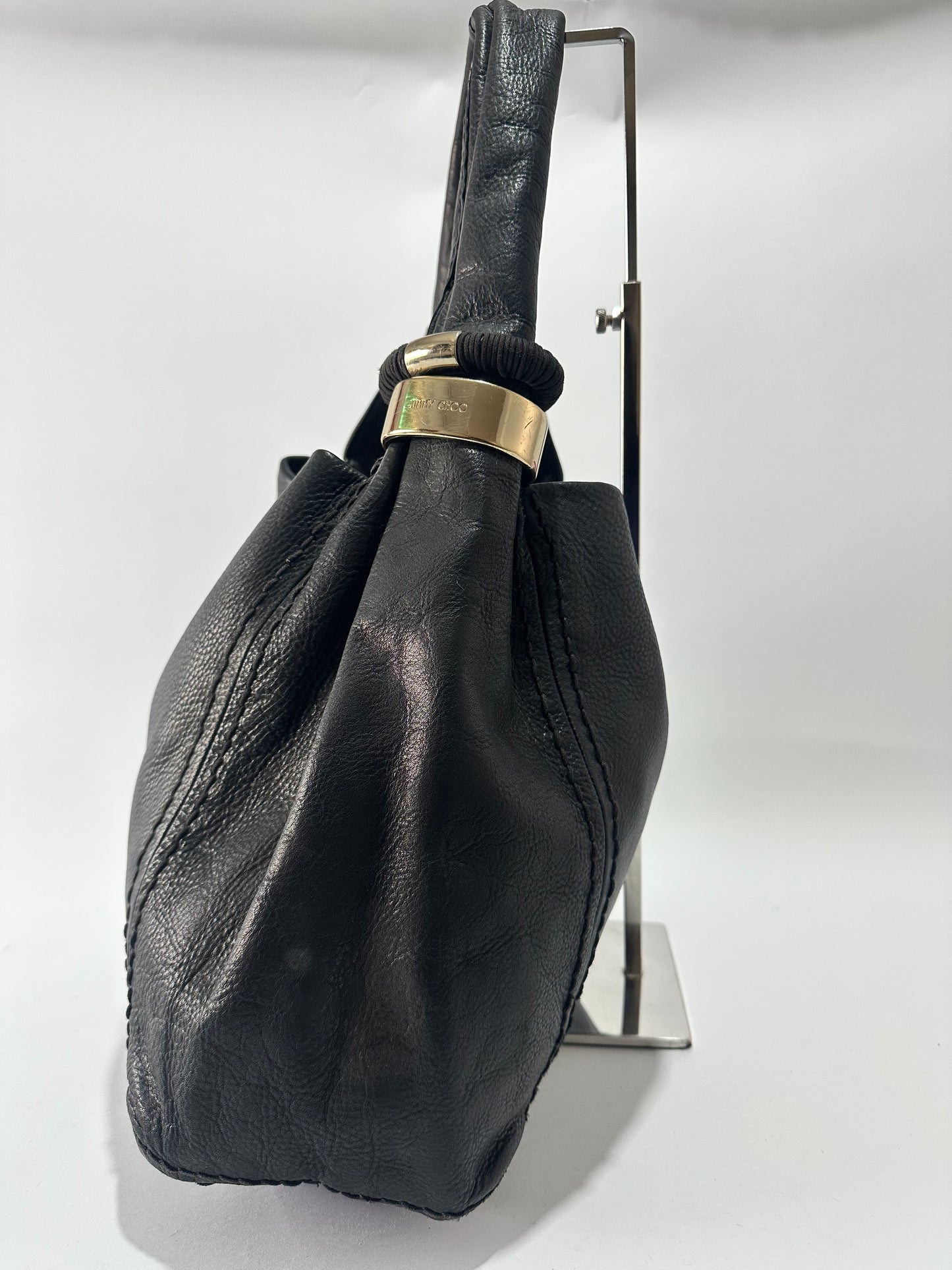 Jimmy Choo
Jimmy Choo Black Leather Medium Saba Hobo