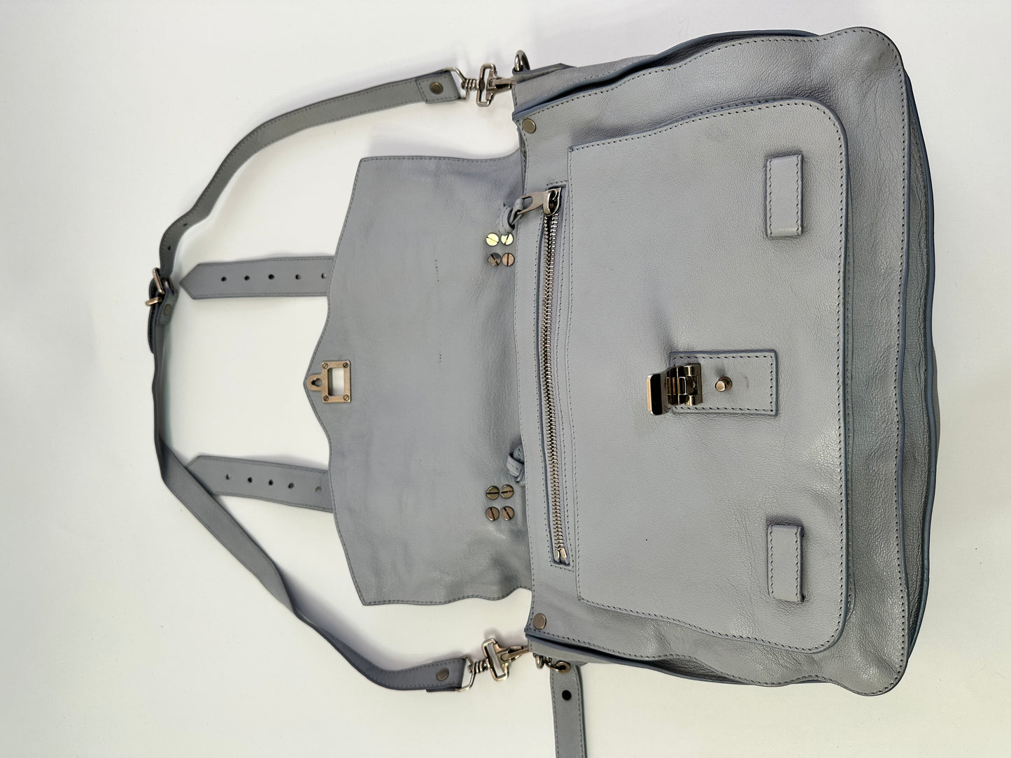 PROENZA SCHOULER
Lambskin Medium PS1 Satchel Dove Grey