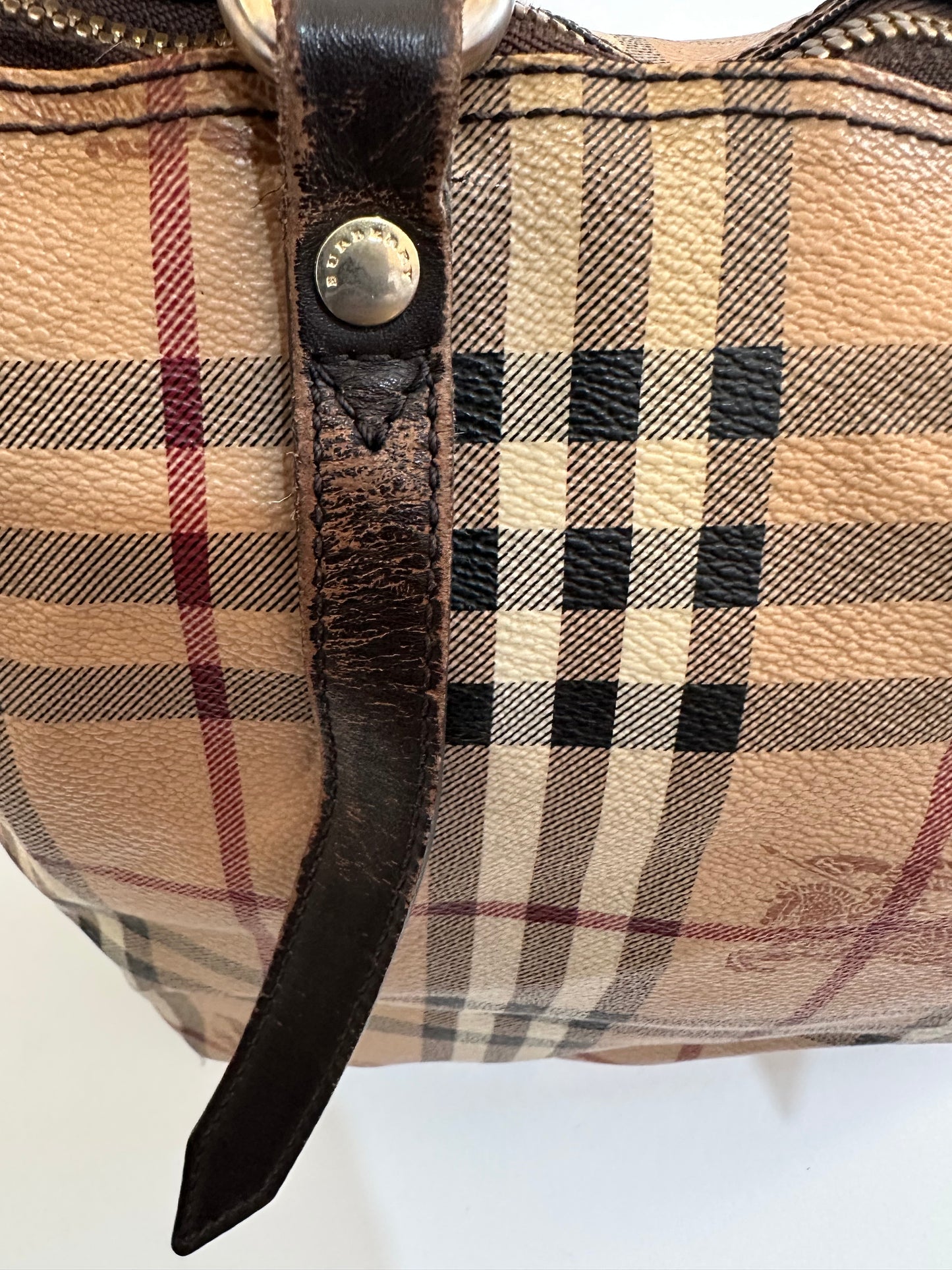BURBERRY Haymarket Check Salisbury Tote Bag