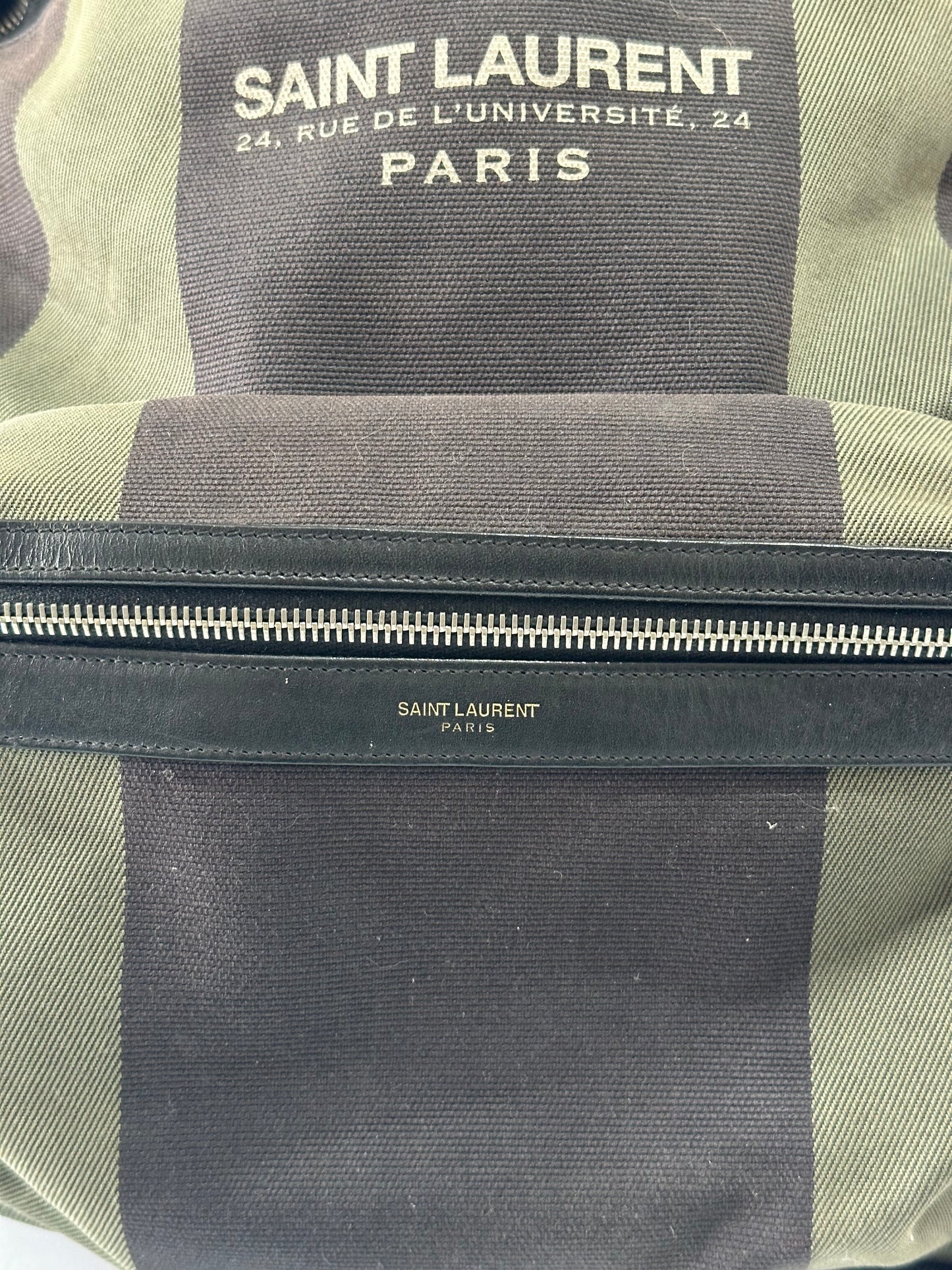 Saint Laurent
Striped City Backpack