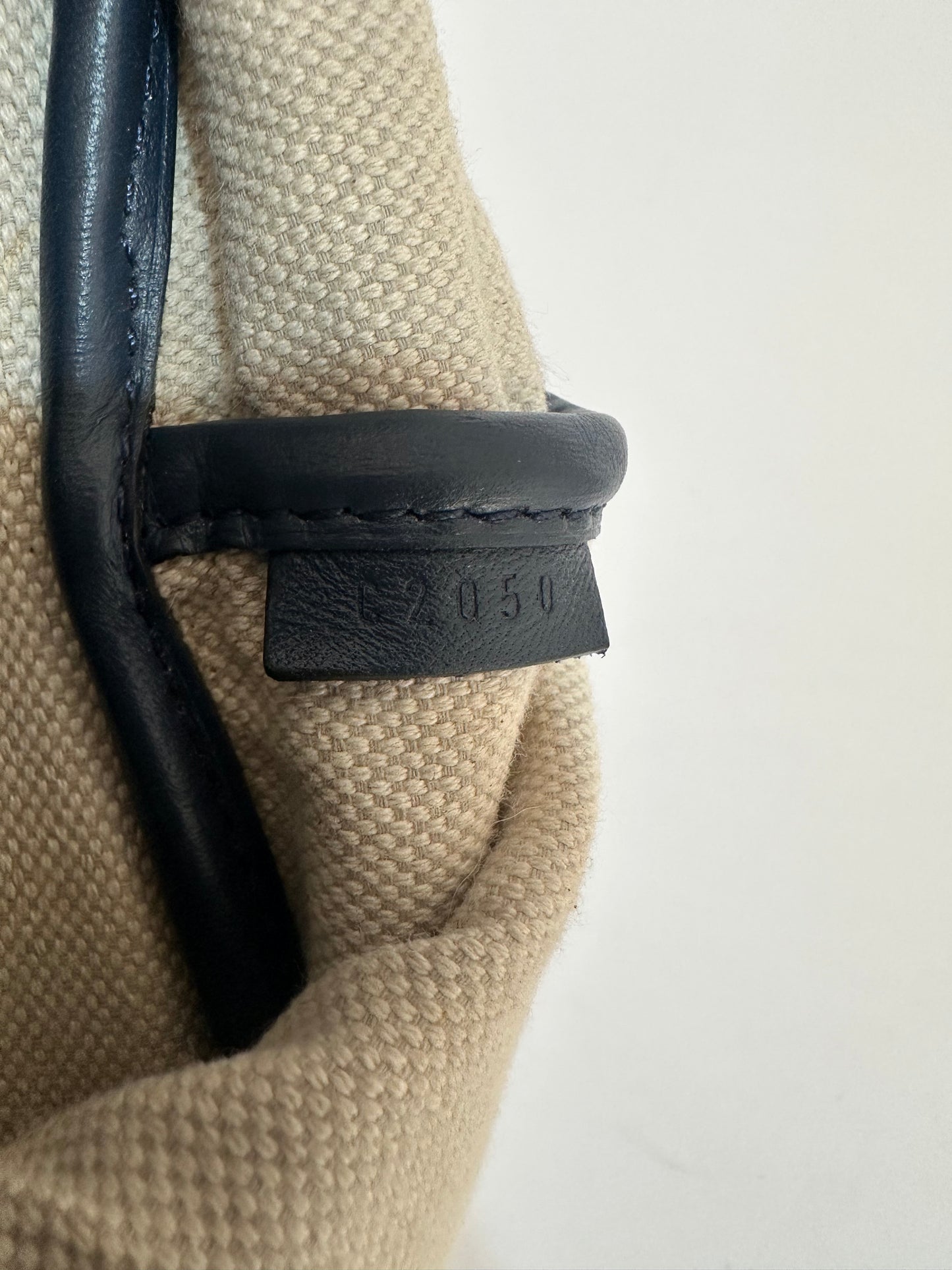 Moynat Blue Monogram Coated Canvas and Leather Oh! Ruban Tote