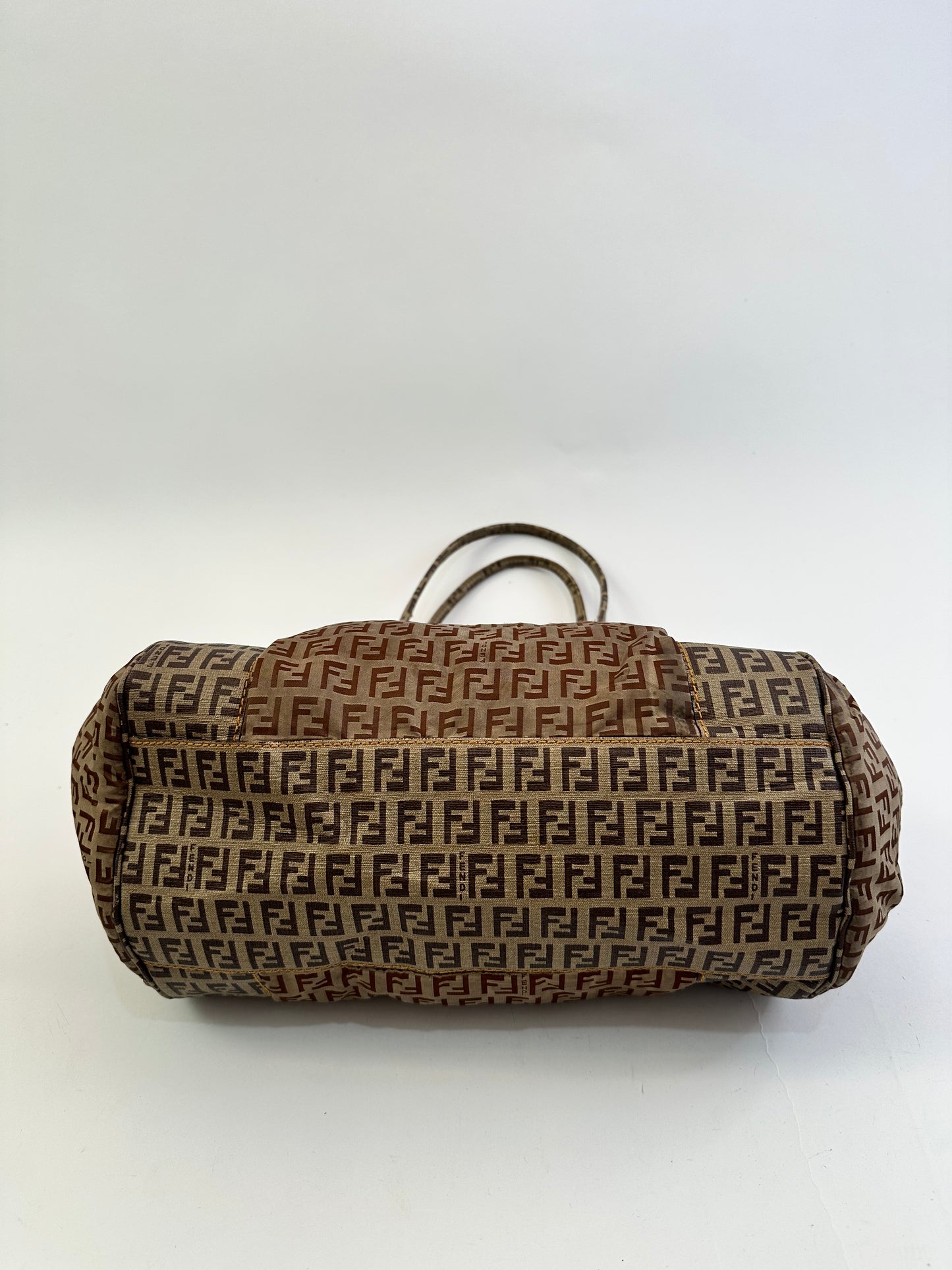 Fendi Zucchino Nylon and Spalmati Pillow Tote