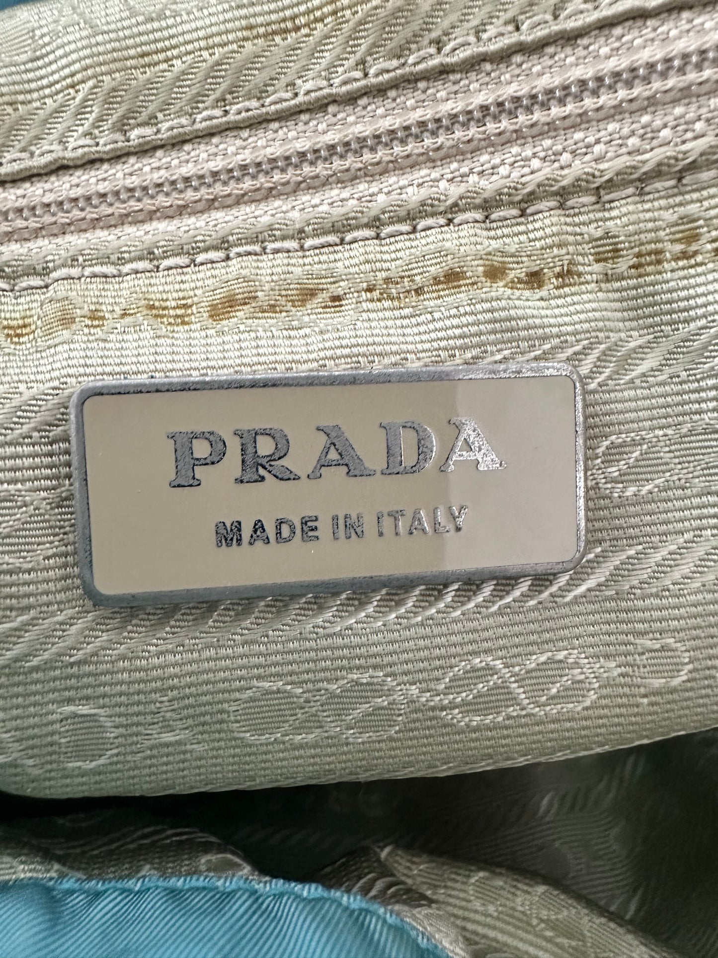 PRADA Nylon Vela Backpack Blue