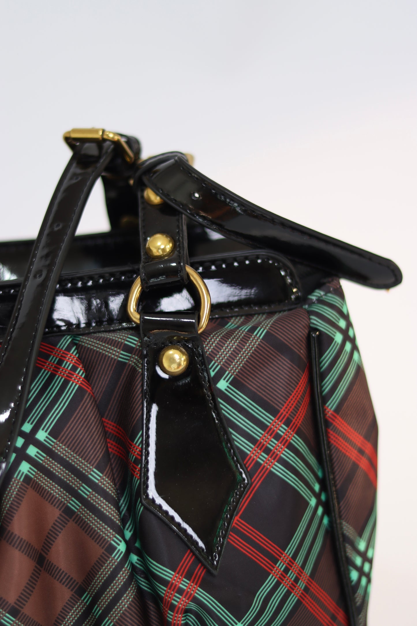 Vivienne Westwood Orb Tartan Print tote bag