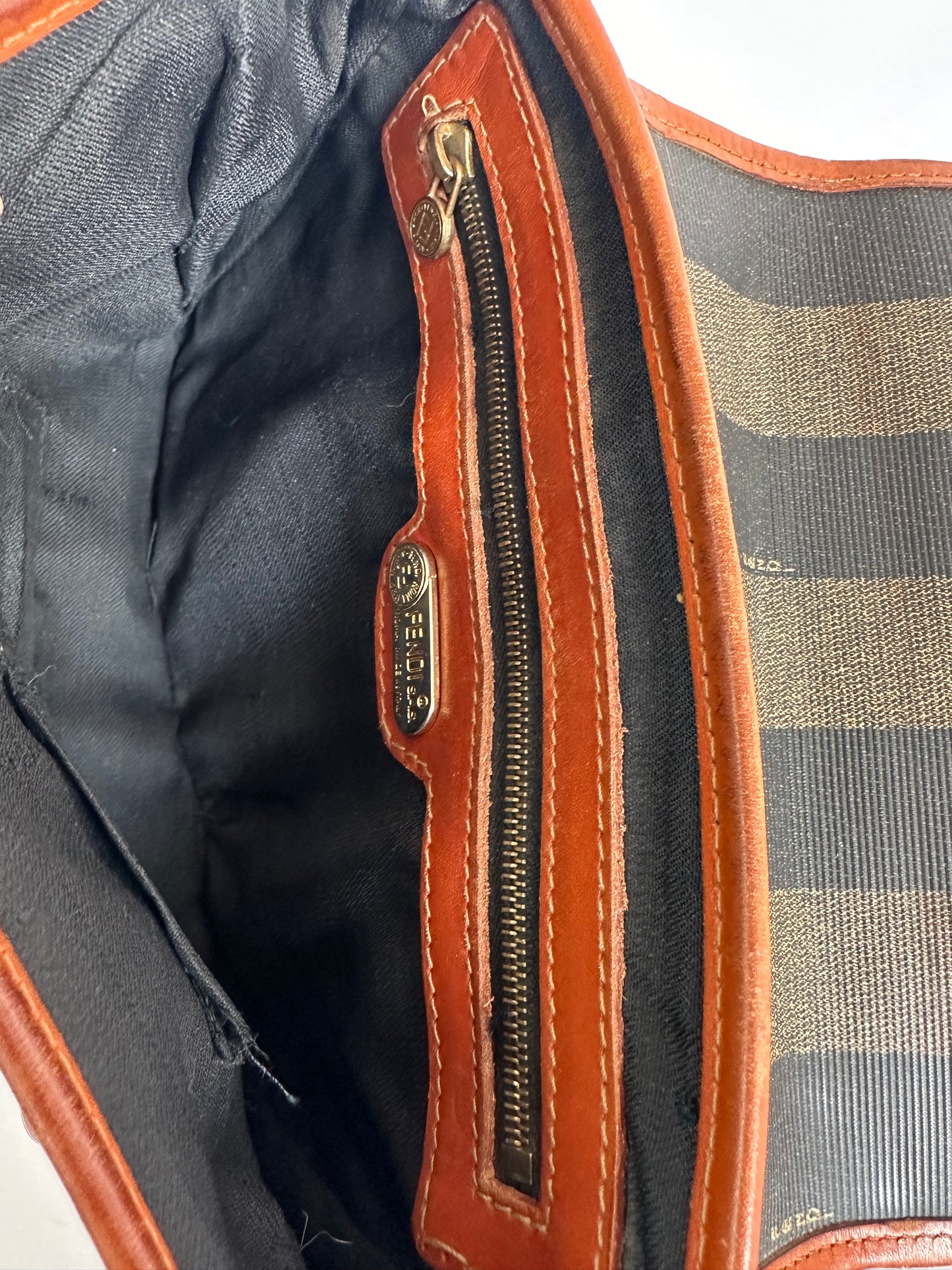 FENDI
Vintage Pequin Flap Crossbody