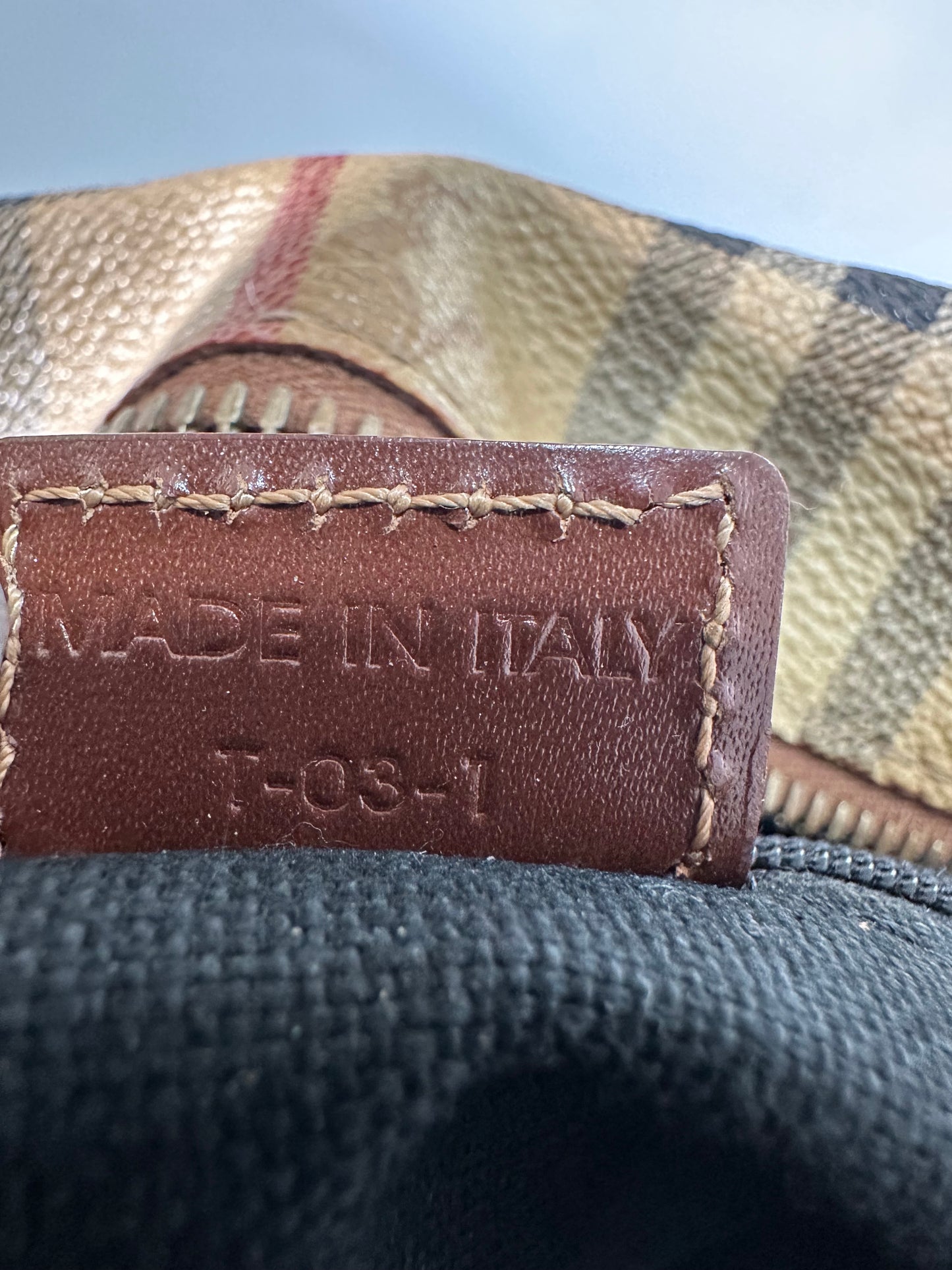 BURBERRY Nova Check Shoulder Bag