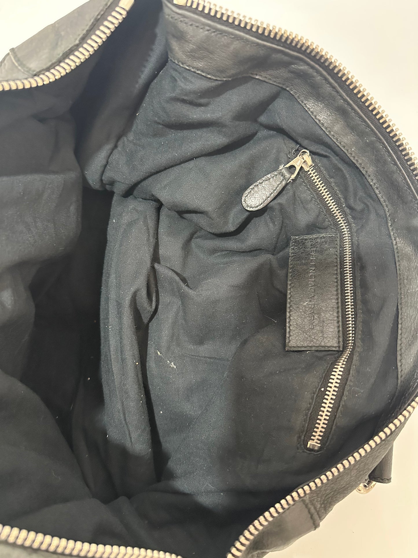 BALENCIAGA
Agneau Giant 21 Silver Hardware Work Black