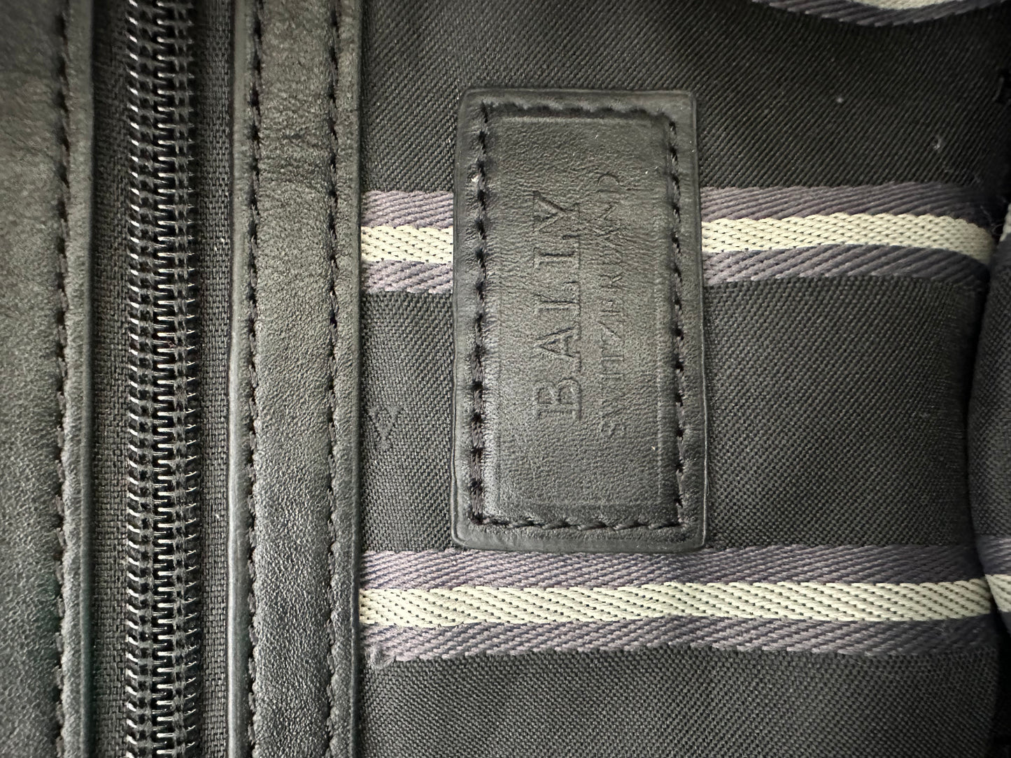 BALLY Business Bag Calfskin Black