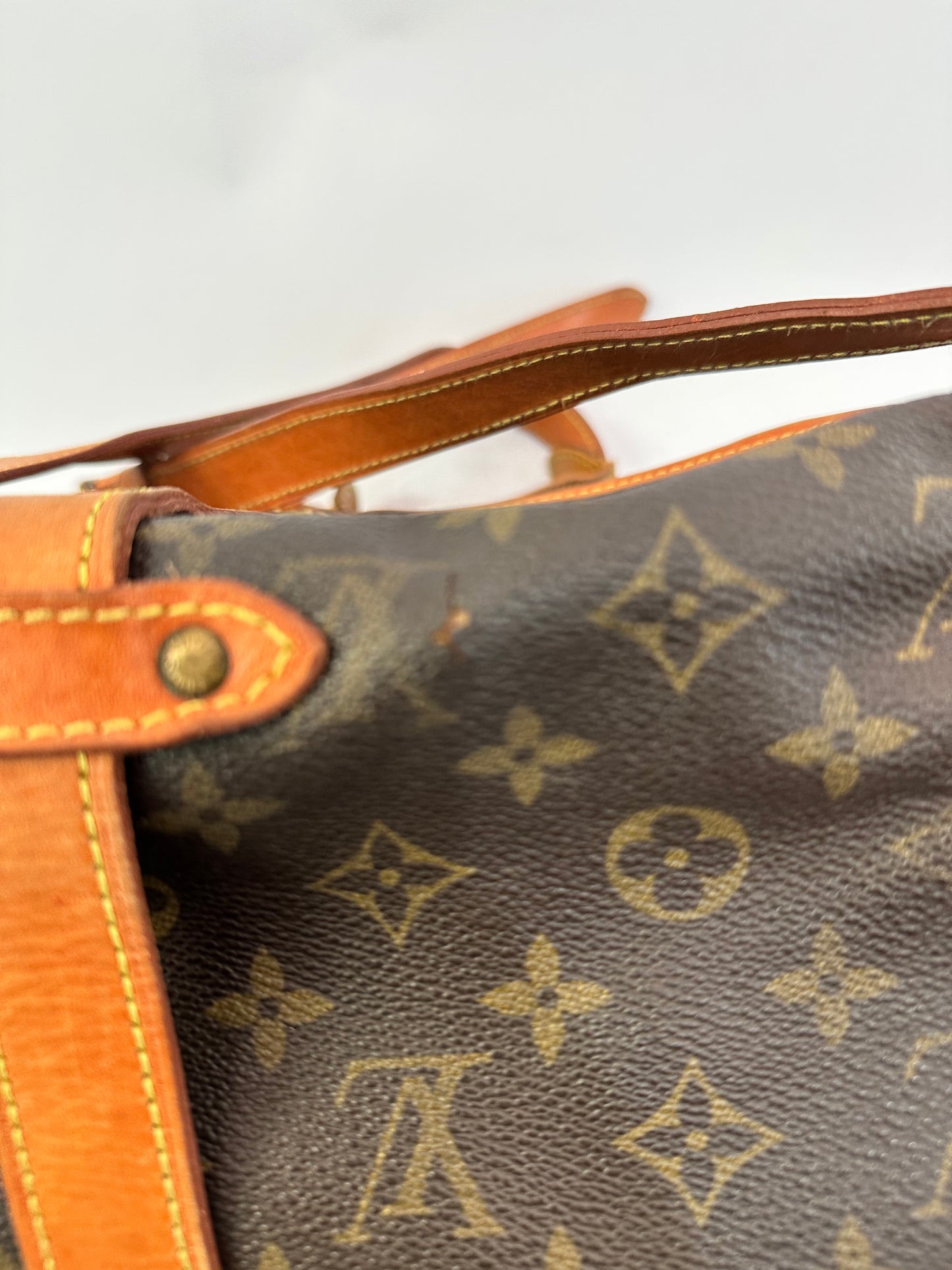 Vintage Louis Vuitton Monogram Canvas Saumur Messenger 35 Bag