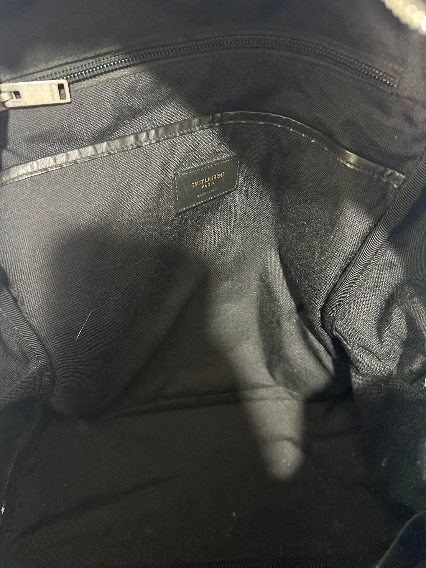 Saint Laurent
Striped City Backpack