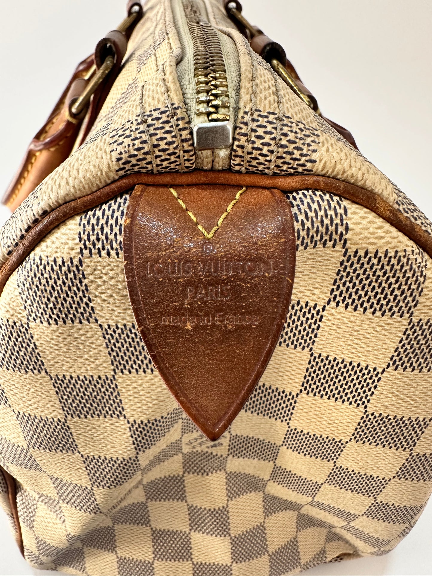 LOUIS VUITTON Damier Azur Speedy 30