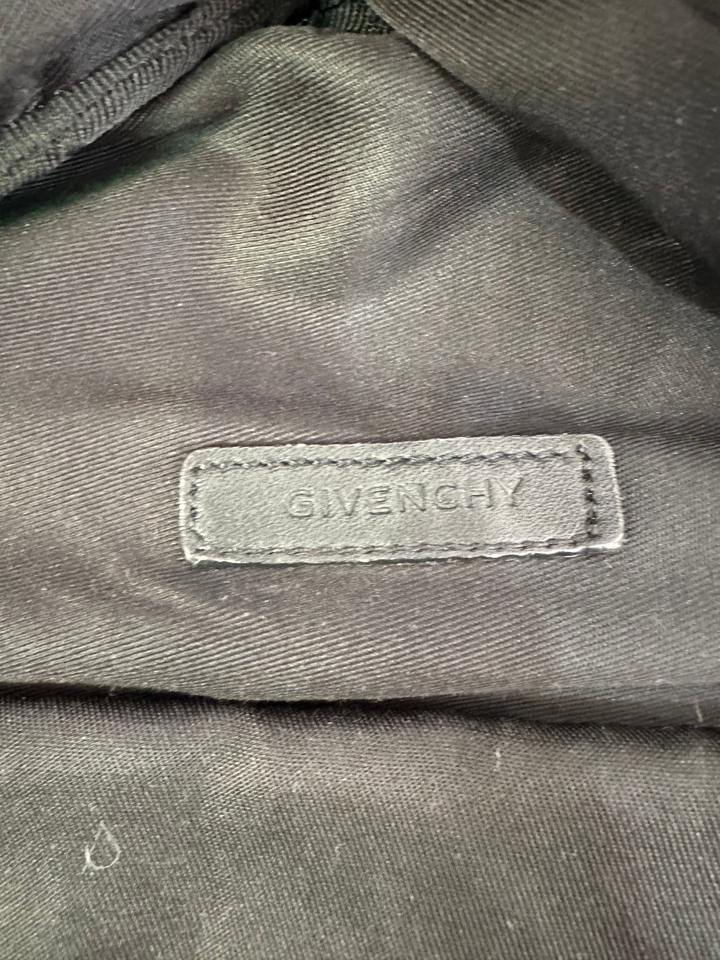GIVENCHY
Nylon Calfskin Studded Backpack Black