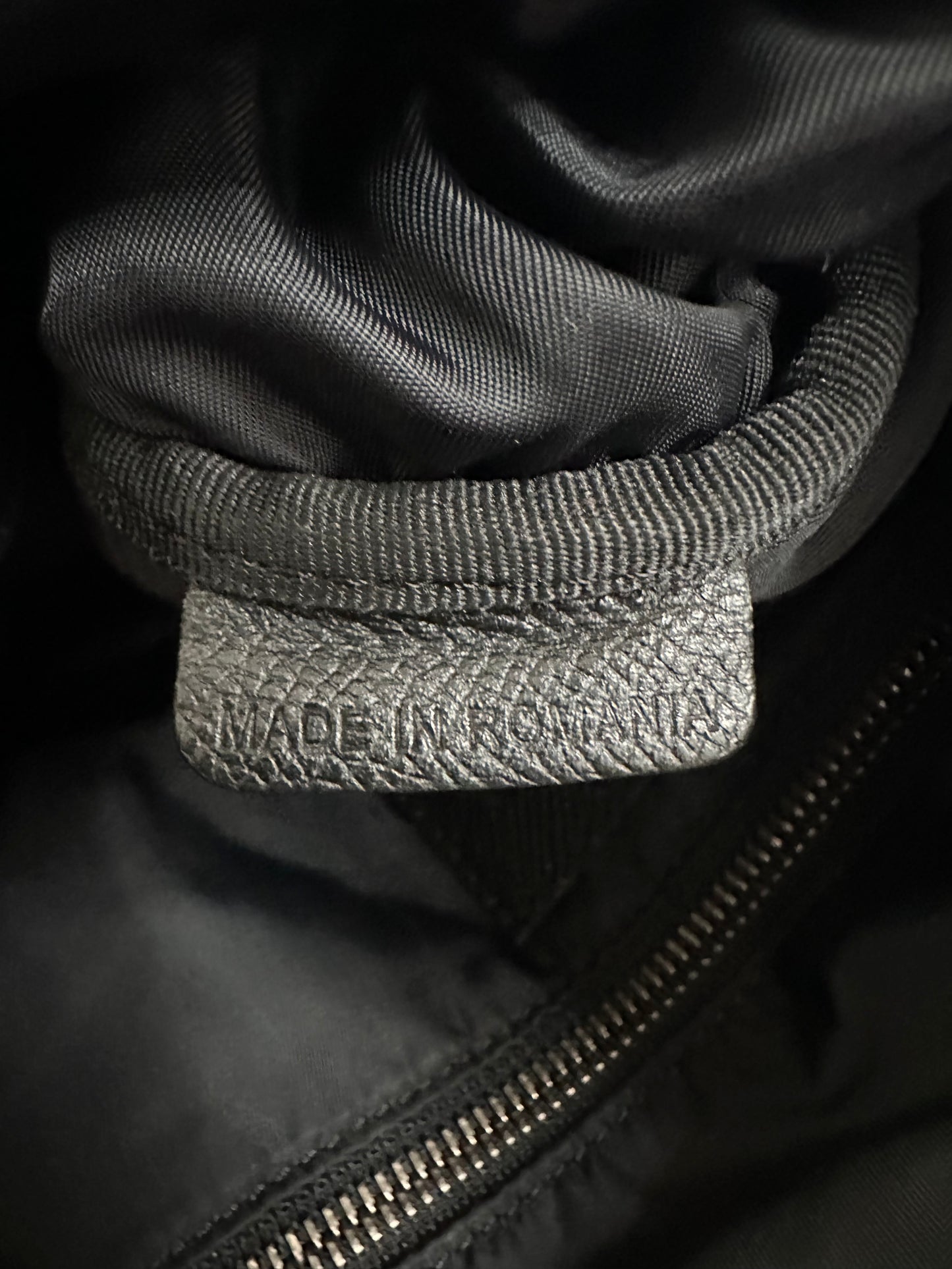 BURBERRY Zip Messenger Bag Smoked Check Canvas Small