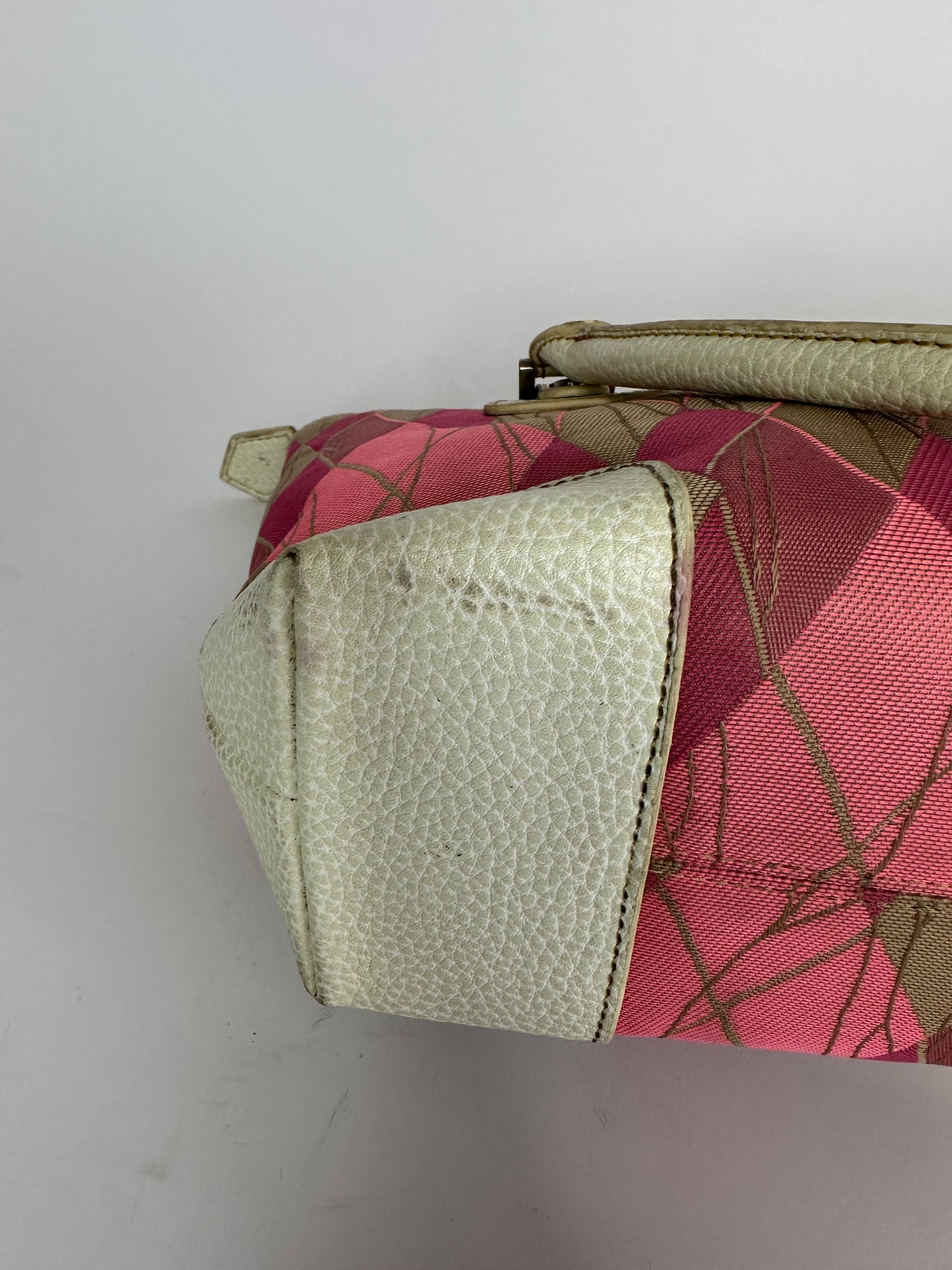VIVIENNE WESTWOOD Womens Pink Checkered Tote Bag.