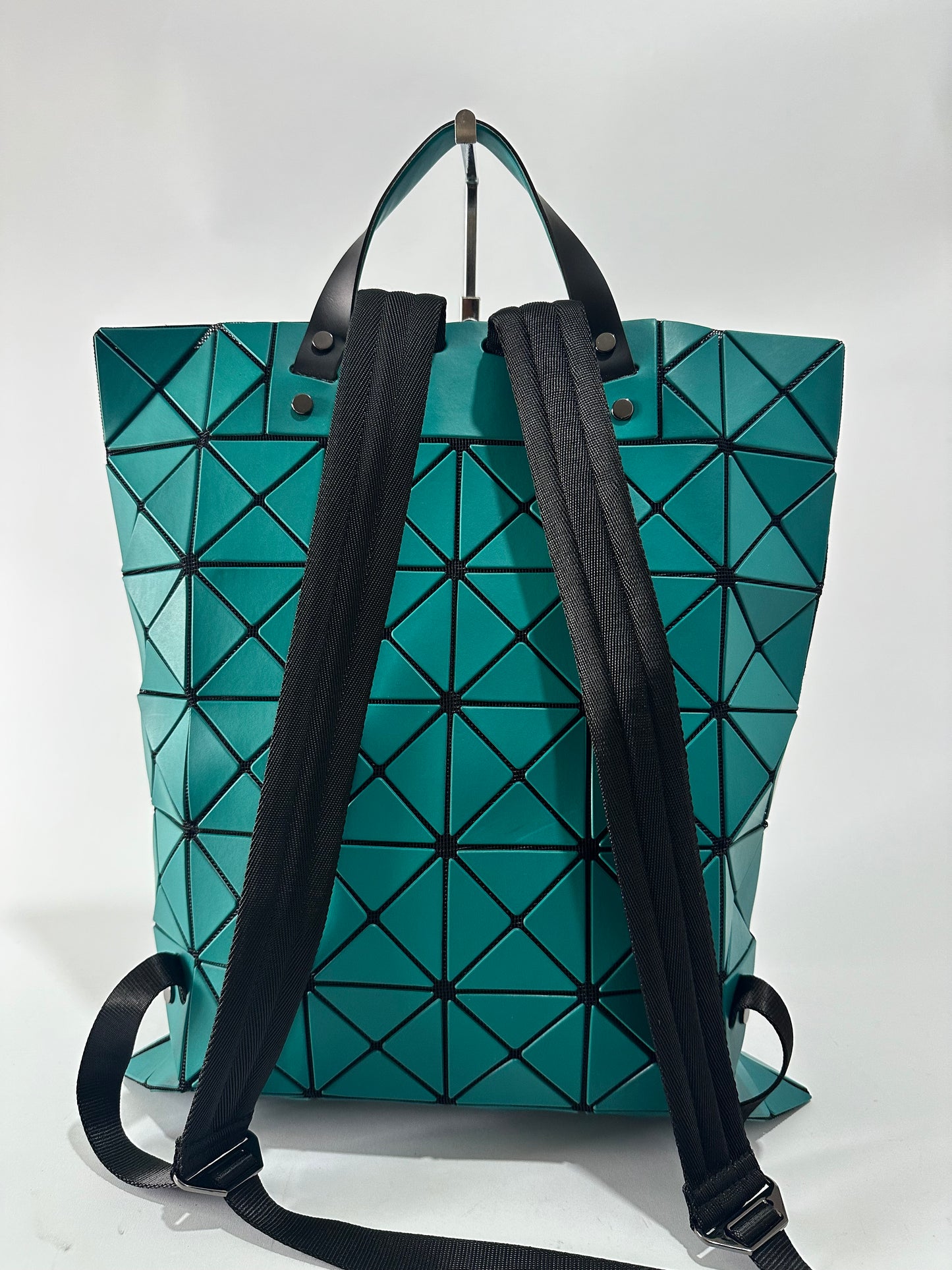 BAO BAO ISSEY MIYAKE GREEN Blocky Backpack