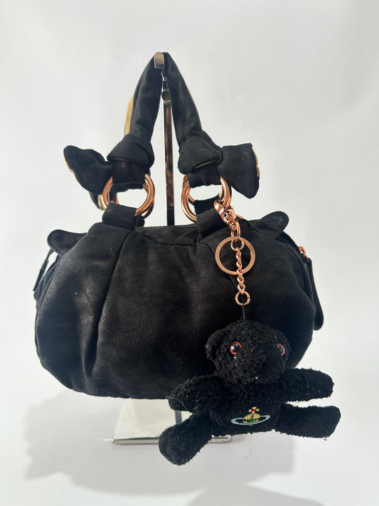 VIVIENNE WESTWOOD Suede Doll Yasmine Tote