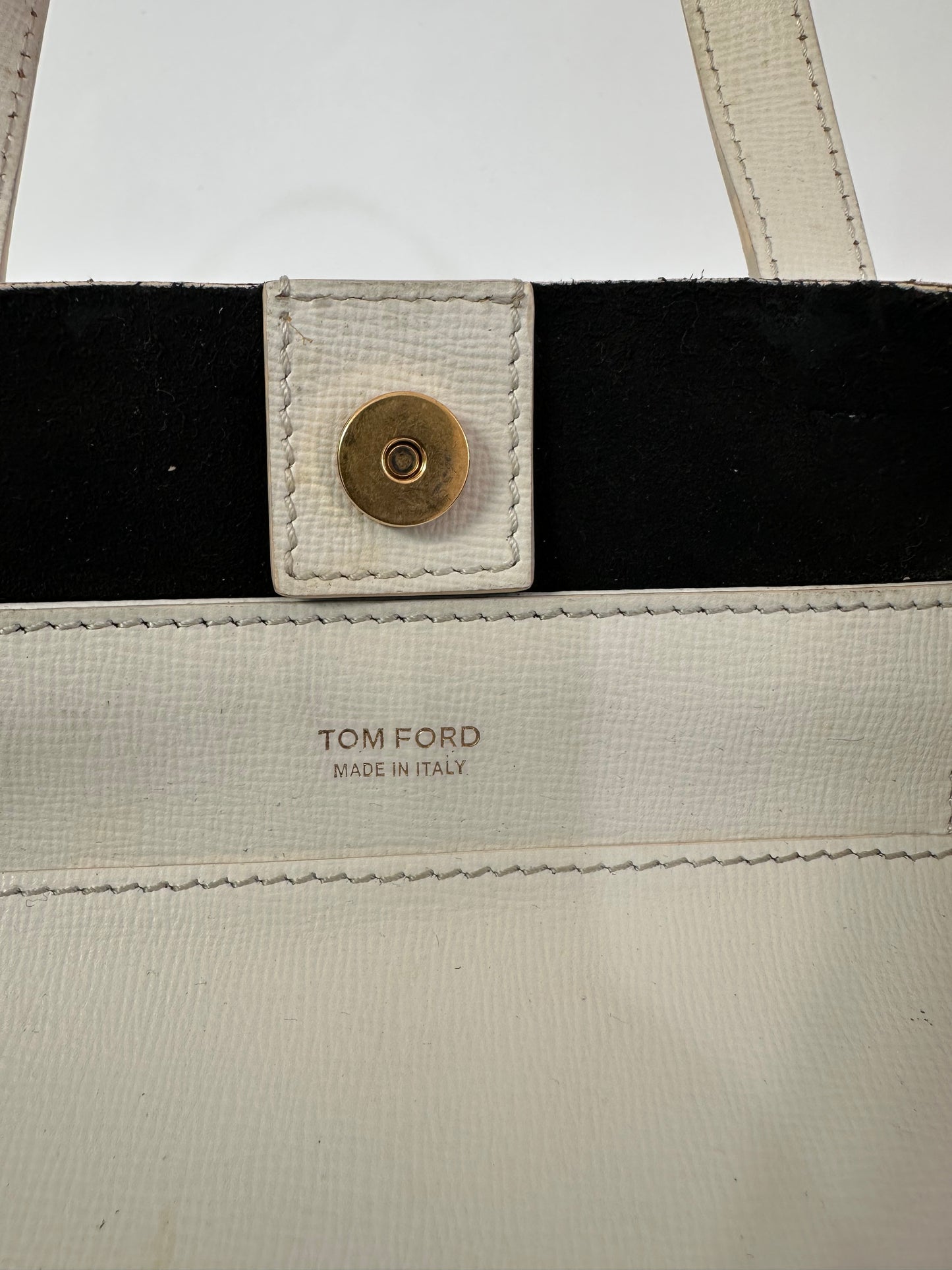 TOM FORD
Saffiano Mini T Tote White