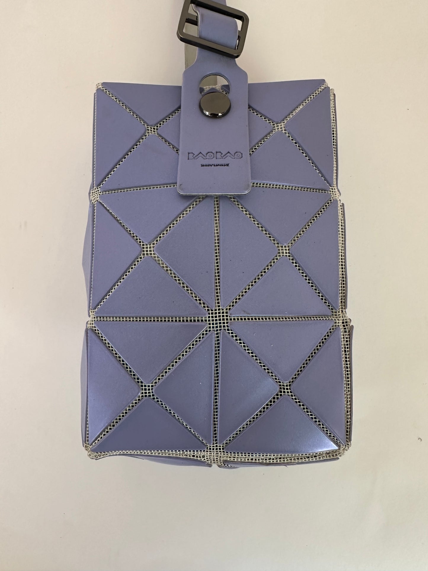 BAO BAO ISSEY MIYAKE Purple Lucent Frost Small Pouch
