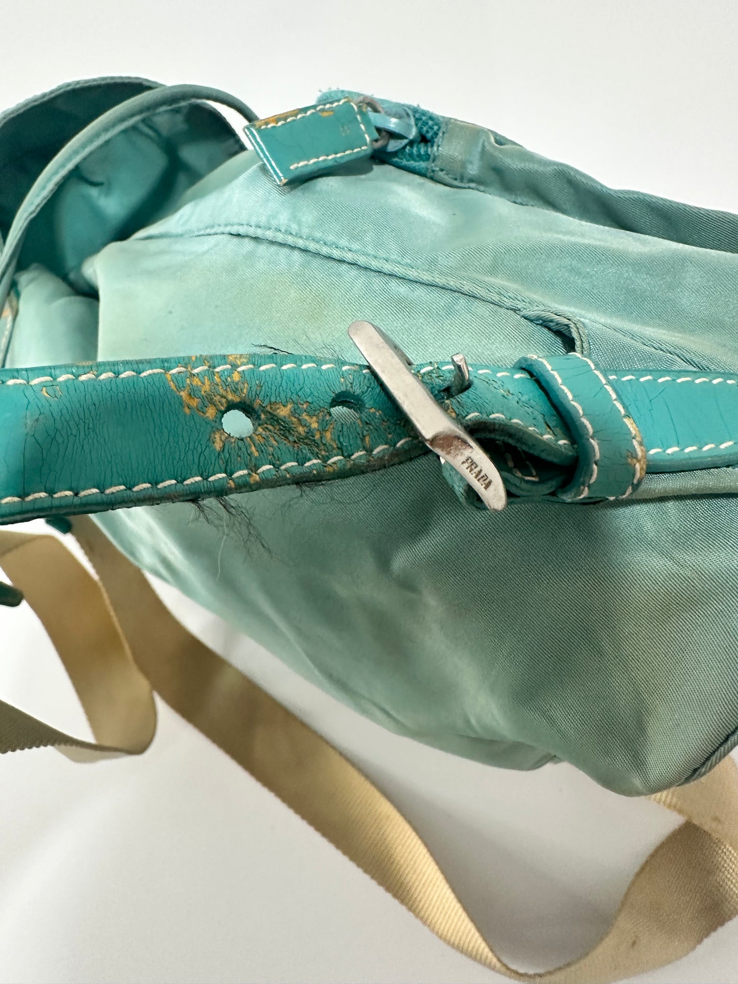 PRADA Nylon Vela Backpack Blue