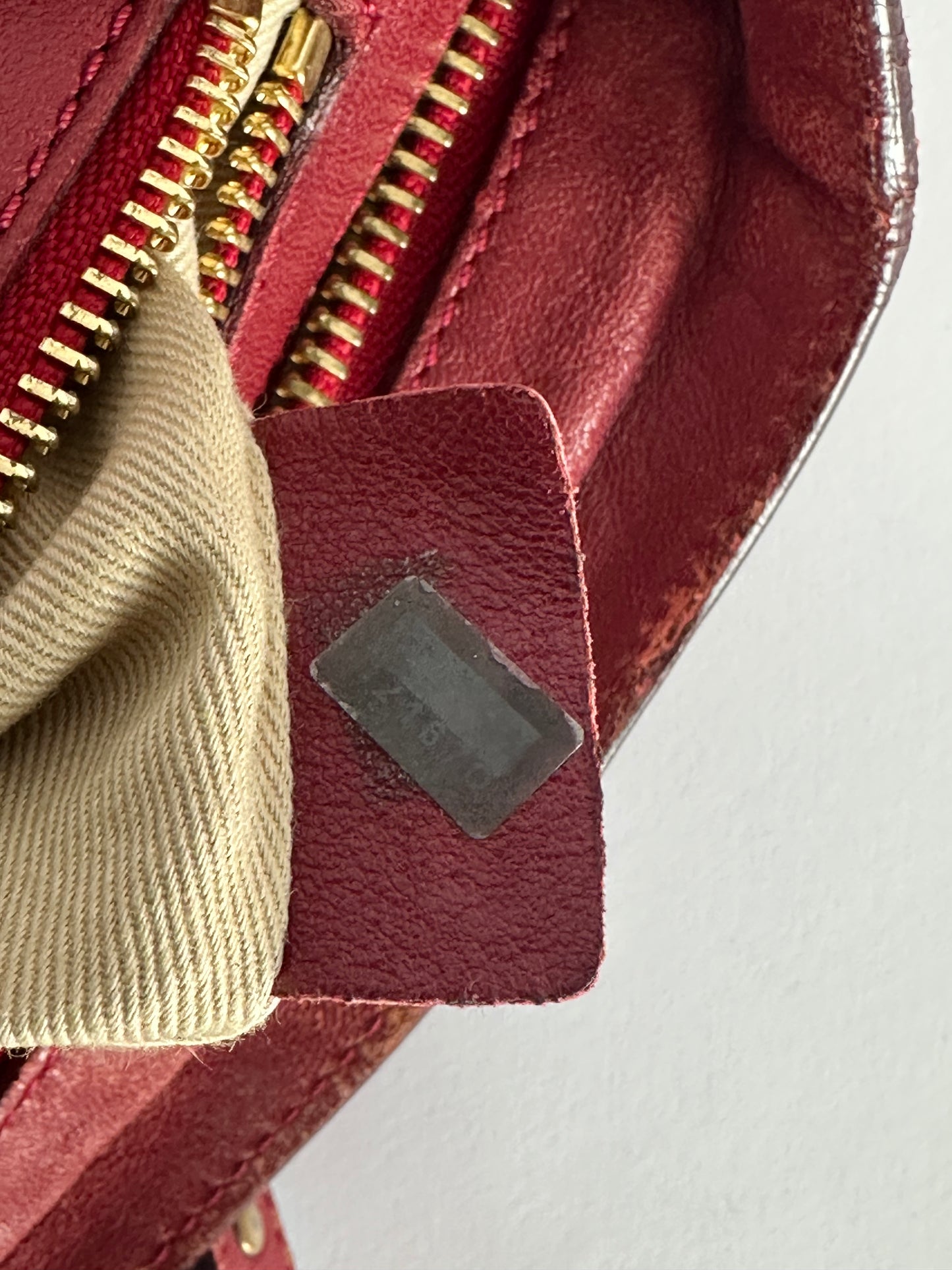 CHLOE Calfskin Small Ethel Satchel Burgundy