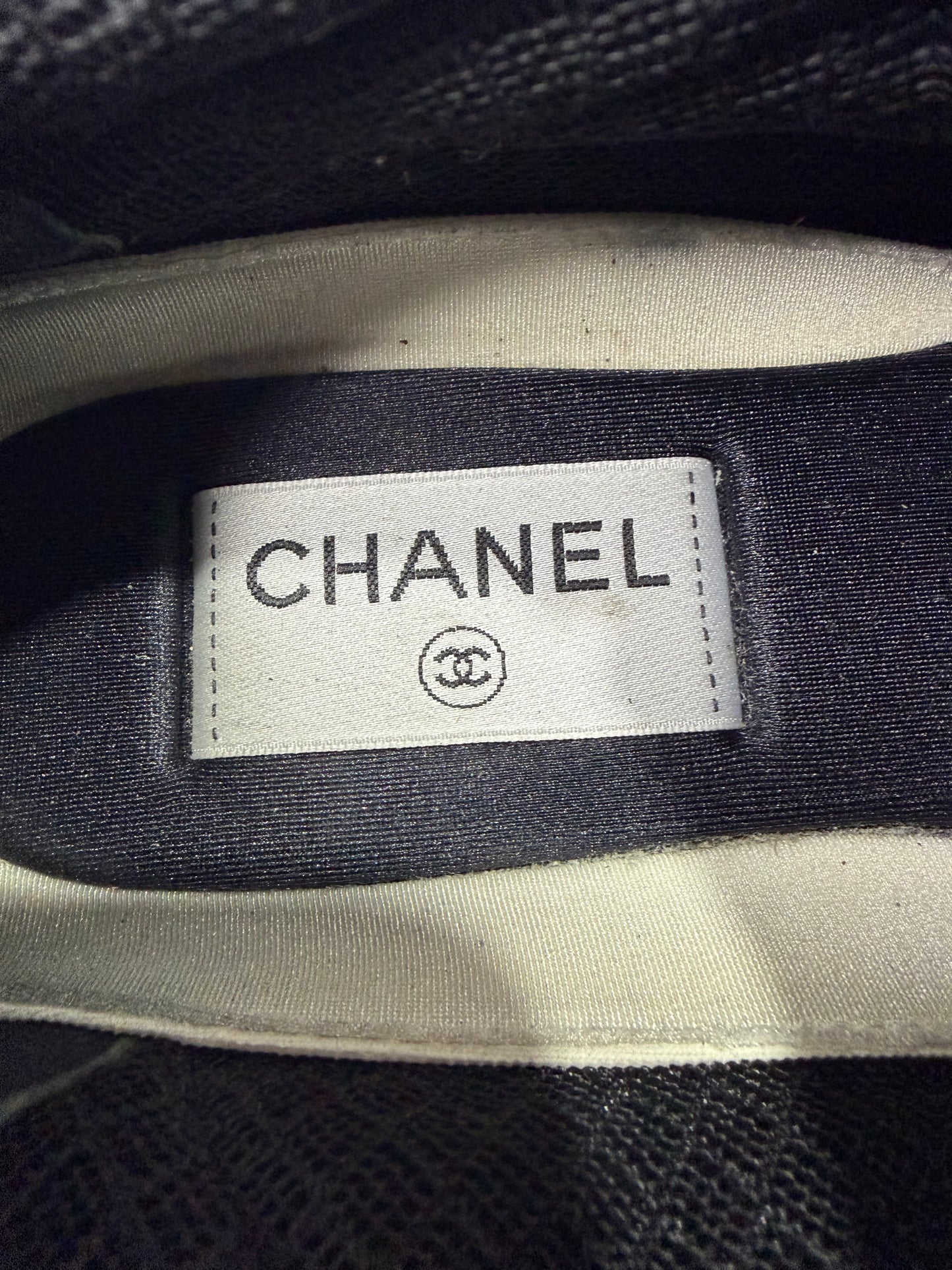 Chanel Multicolor Neoprene, Suede and Leather CC Low Top Sneakers Size 39 EU/ 9 US/ 6 UK