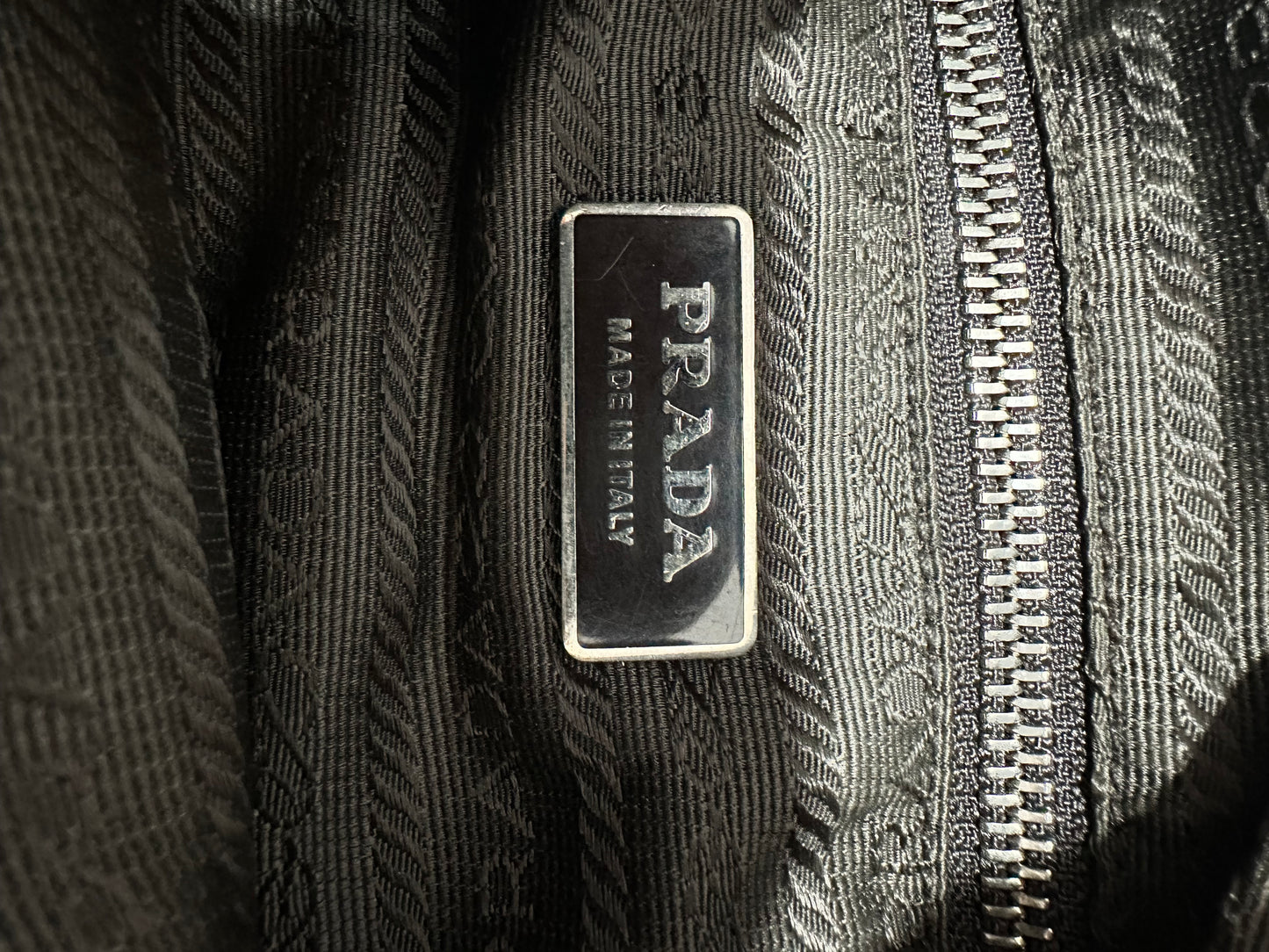 Prada Brown Vitello Daino Shoulder Bag Dark brown