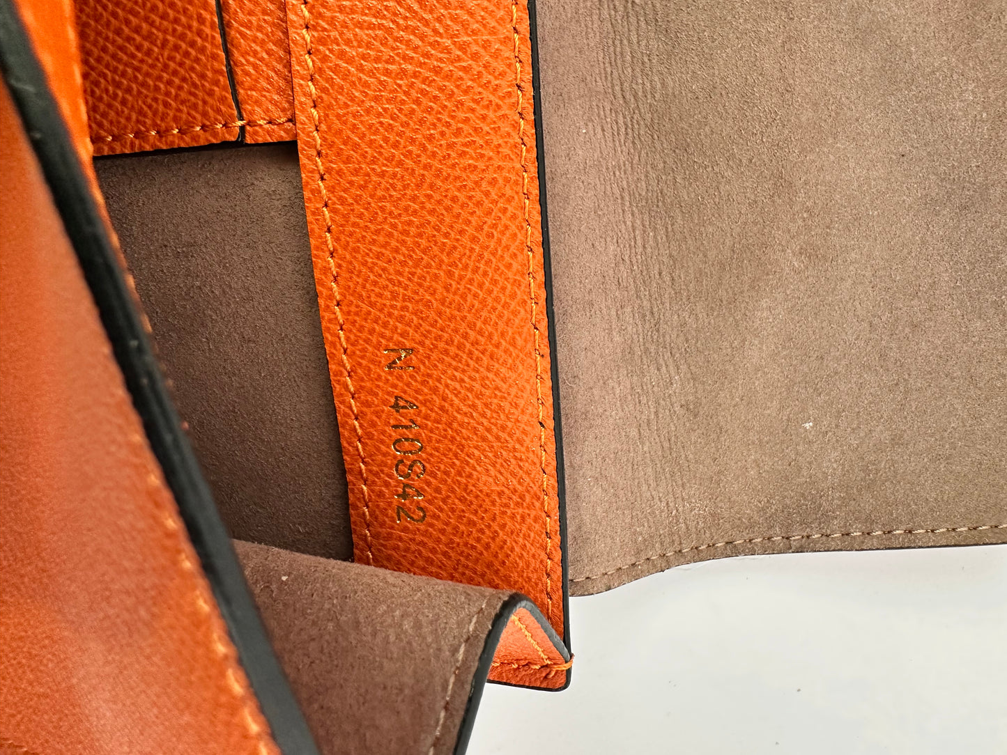 VALEXTRA
Iside Havana Saffiano Clutch