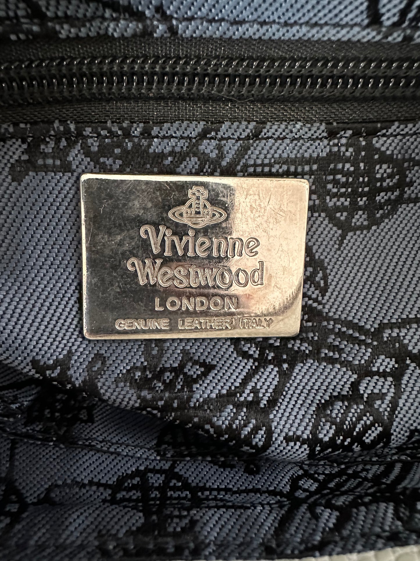 VIVIENNE WESTWOOD Womens Pink Checkered Tote Bag.